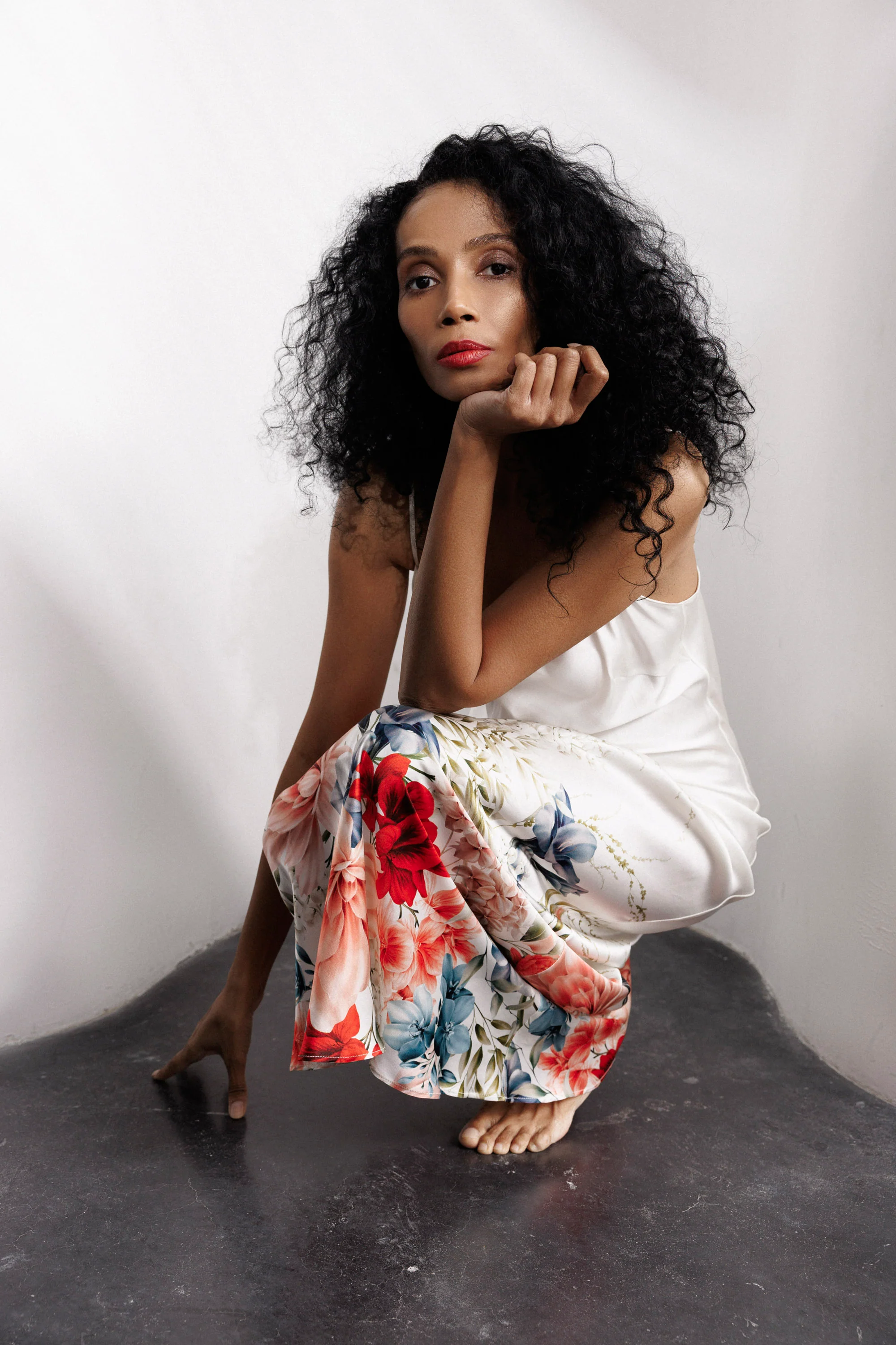 Sunrise Blossom Long Dress