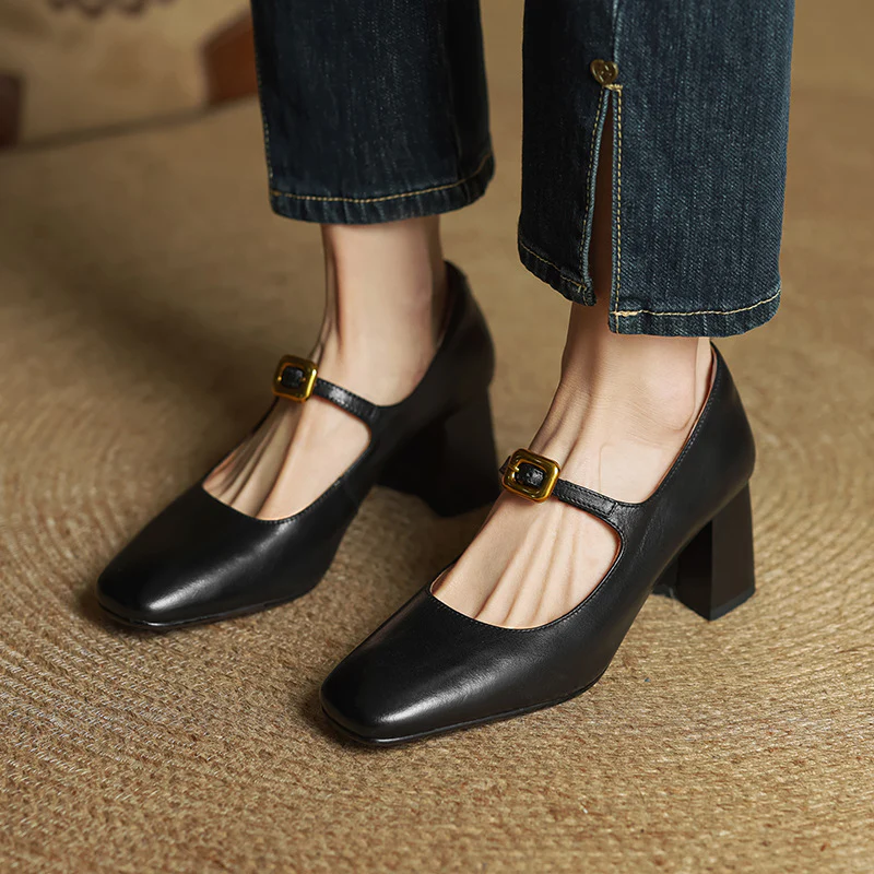 Olea Genuine Leather Heels