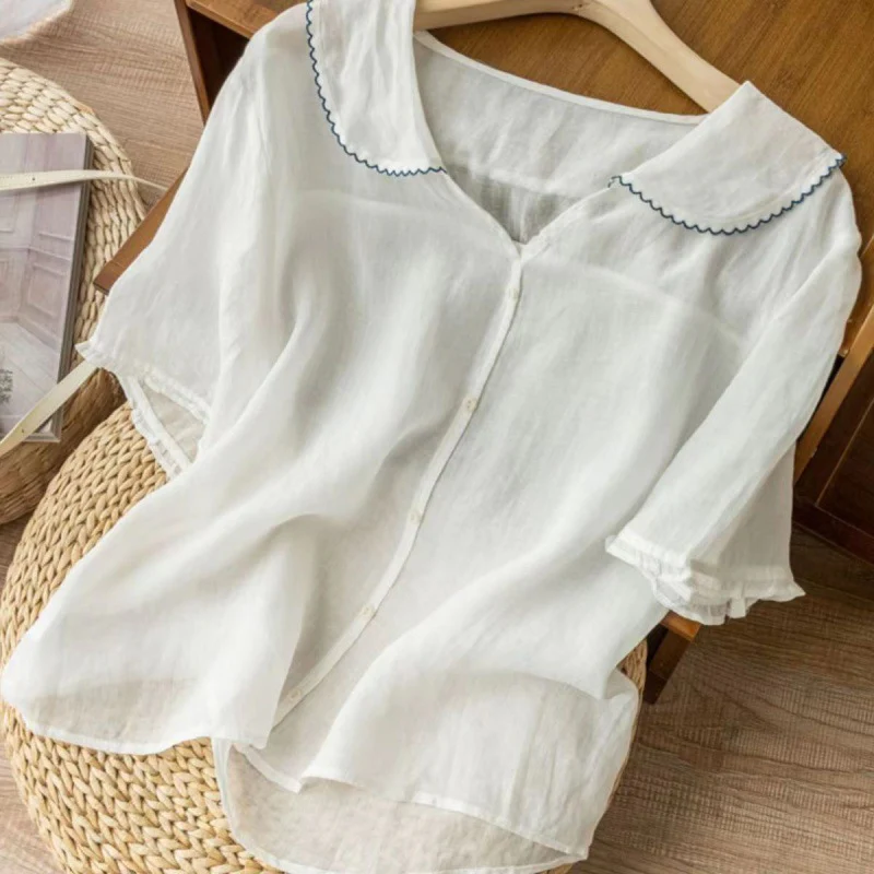 Tiara Linen Blouse
