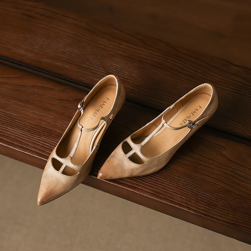Marve Genuine Leather Pumps