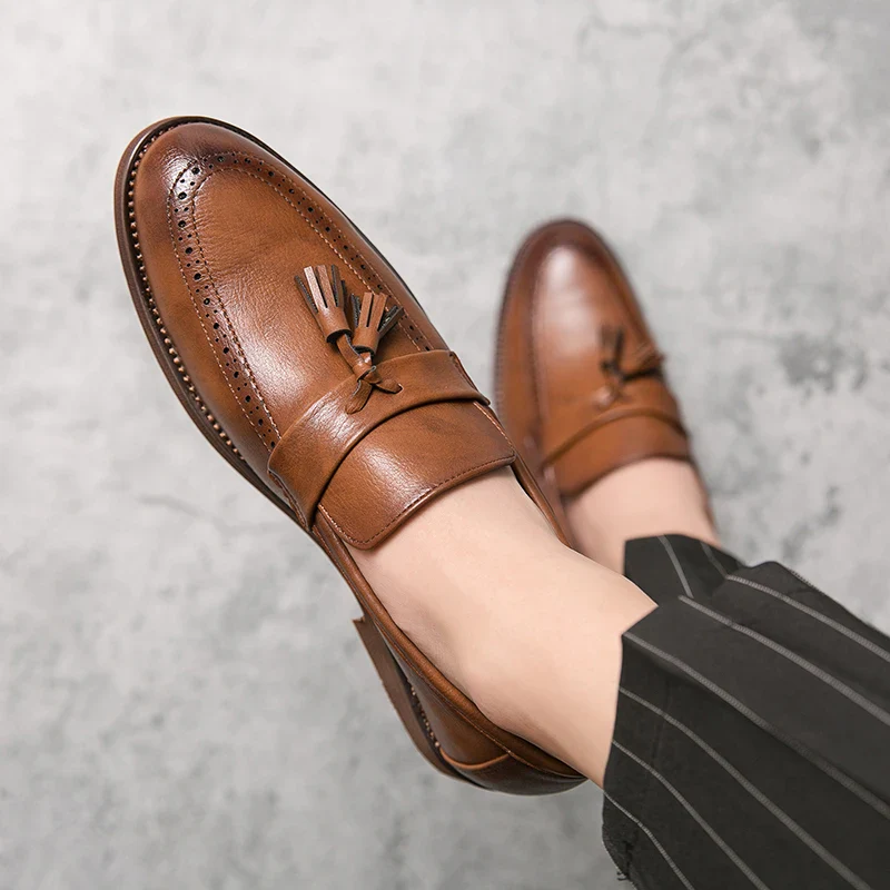 Onlor Genuine Leather Loafers