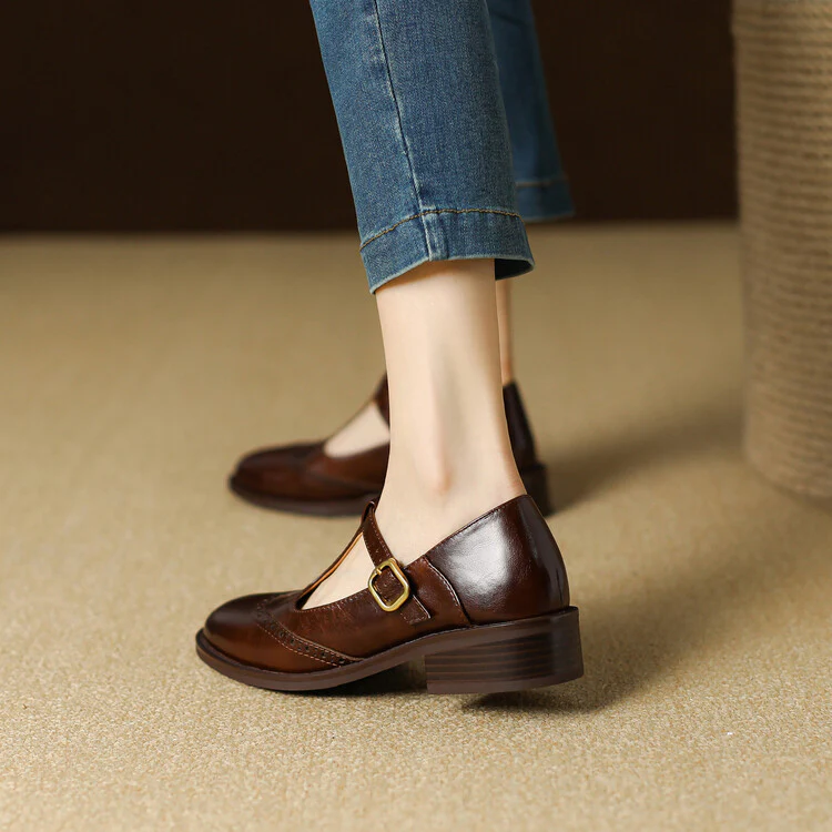 Myra Genuine Leather Shoes