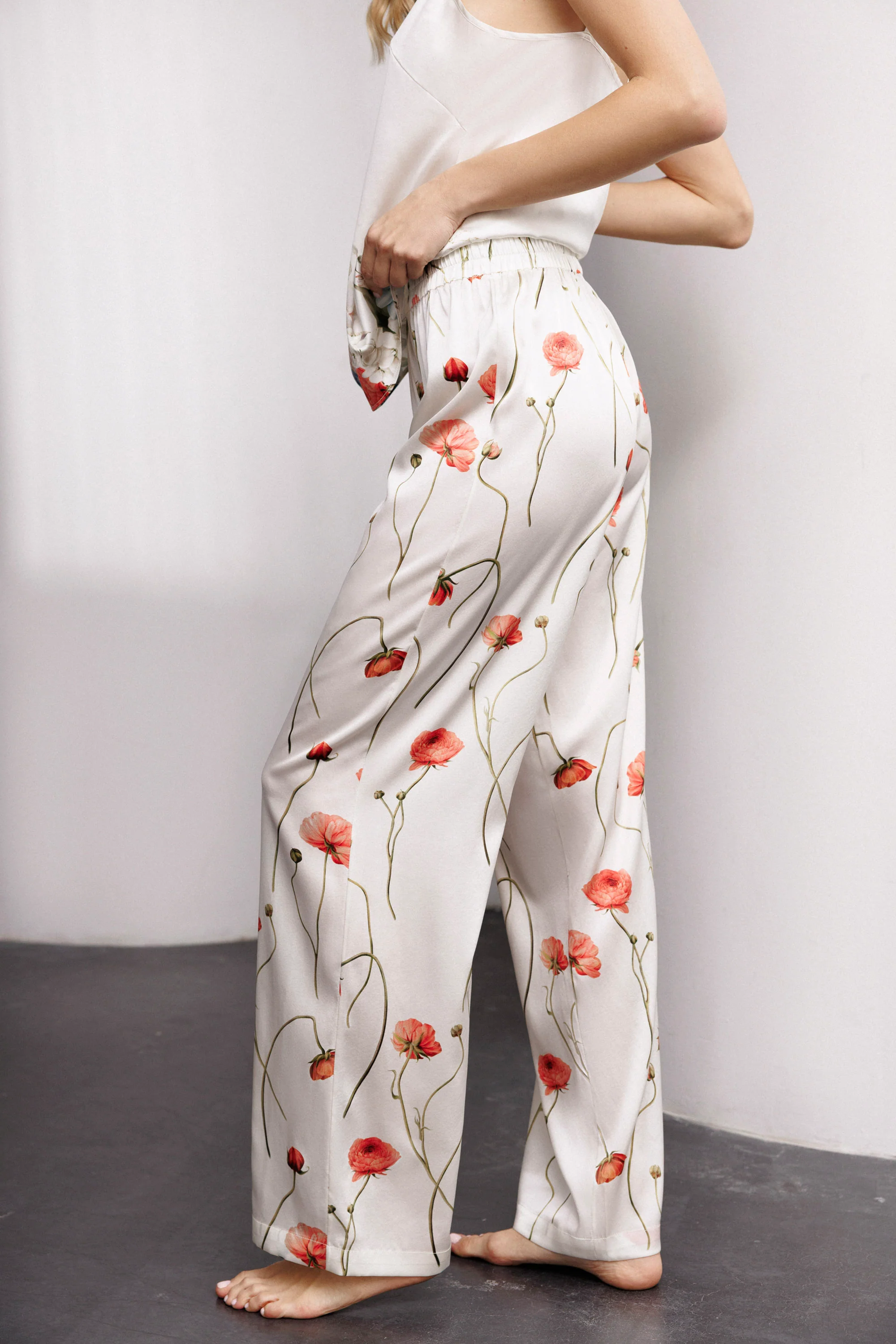 Fleur d'Été Relaxed Pants