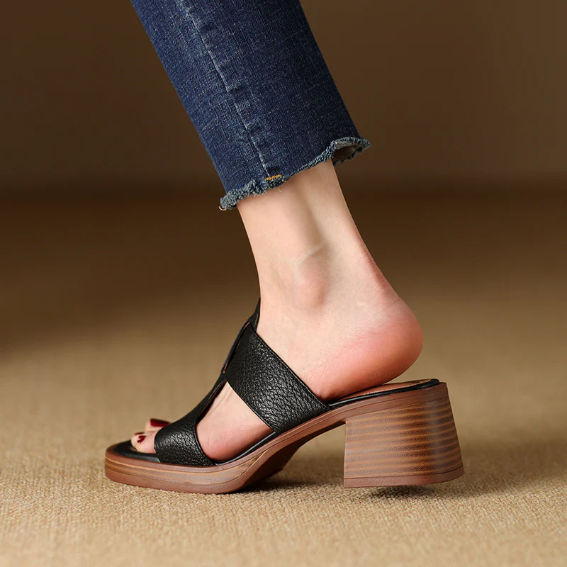 Enara Genuine Leather Sandals