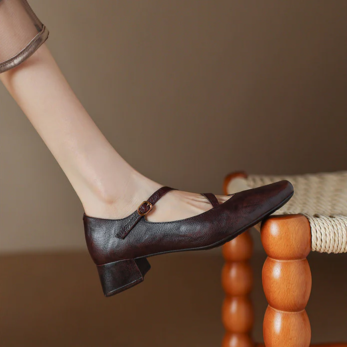 Evra Genuine Leather Heels