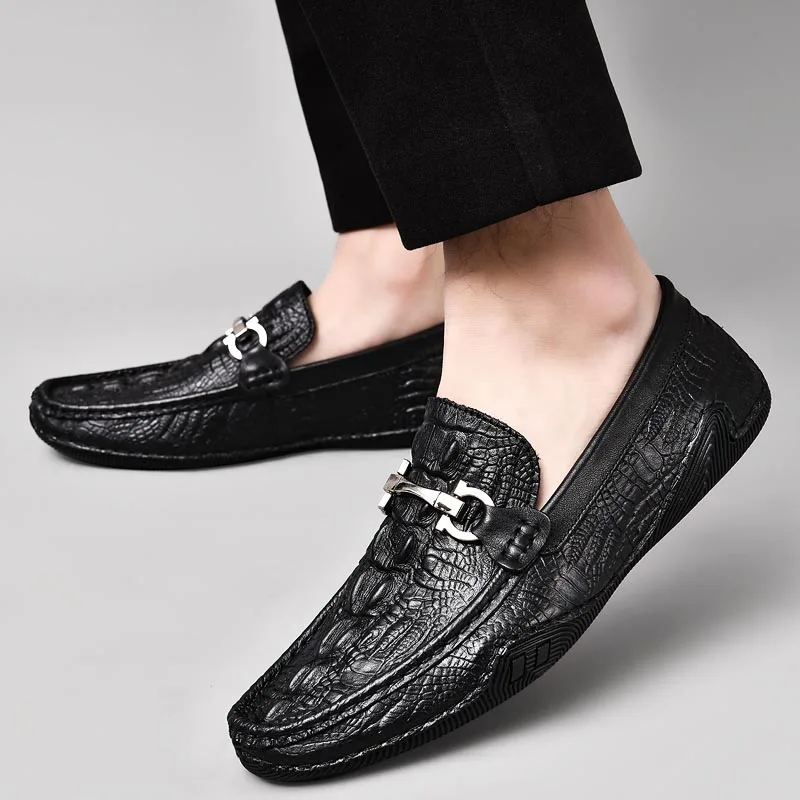 Reptor Genuine Leather Loafers
