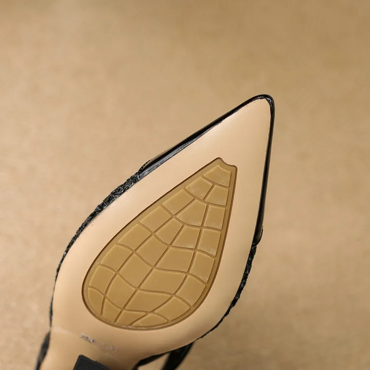 Velour Genuine Leather Slingbacks