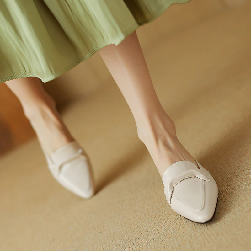 Erlen Genuine Leather Mules