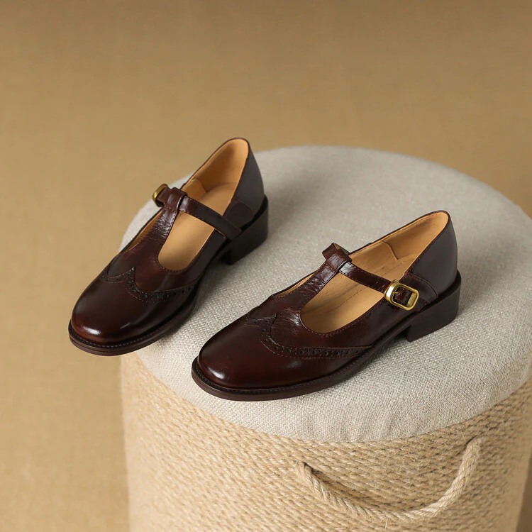 Myra Genuine Leather Shoes