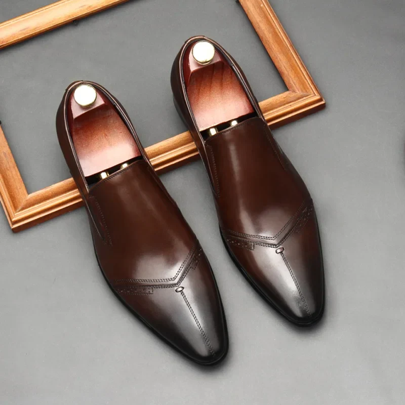 Zion Genuine Leather Loafers