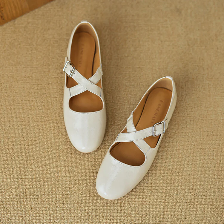 Nyra Genuine Leather Shoes