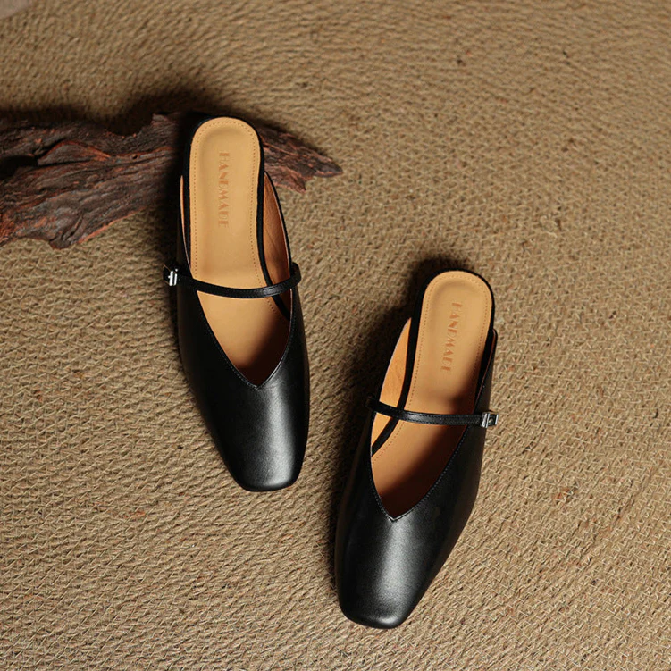 Miral Genuine Leather Mules