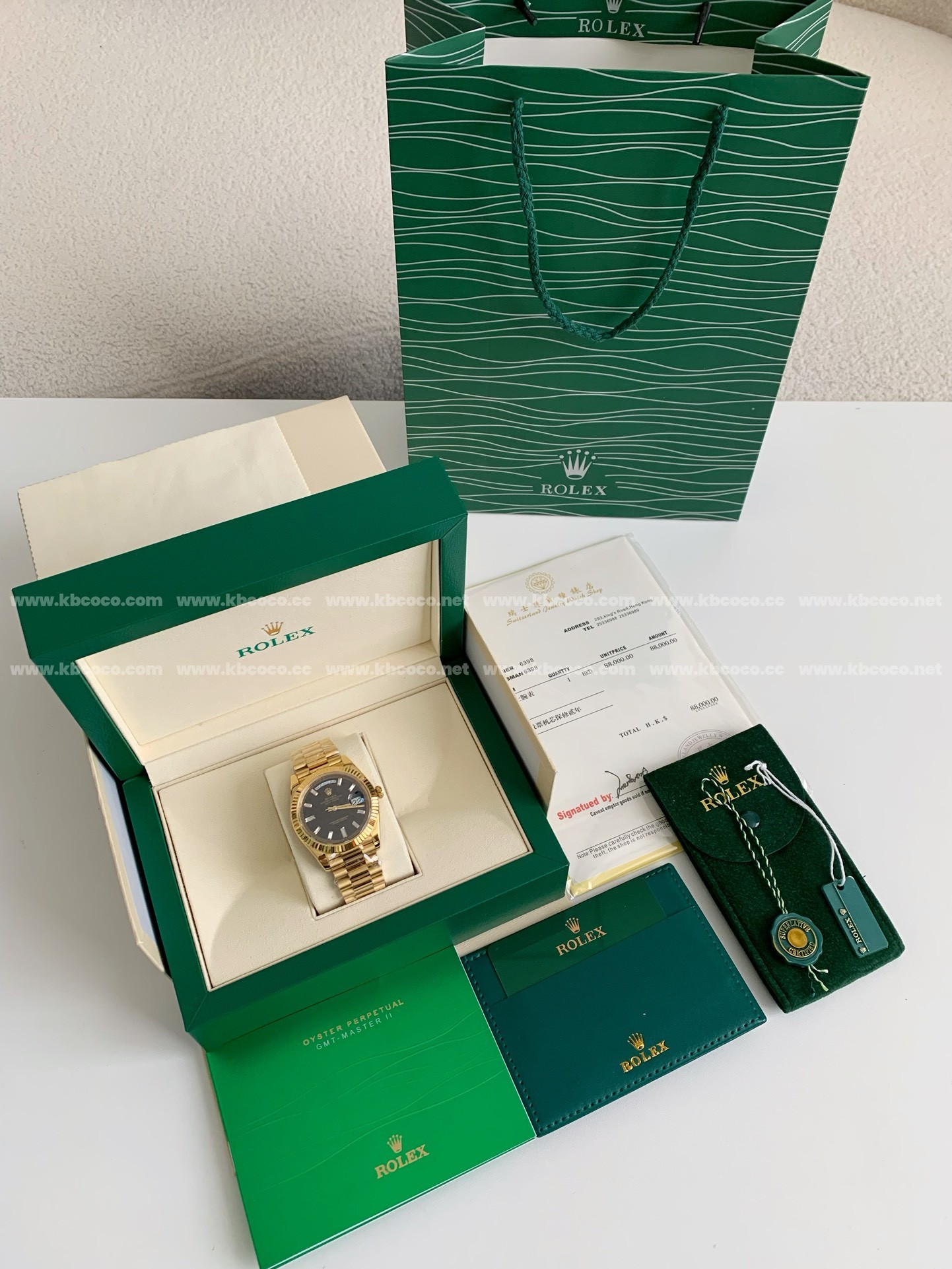 【#3054】Rolex Week calendar seriesMen's wristwatches 41mm