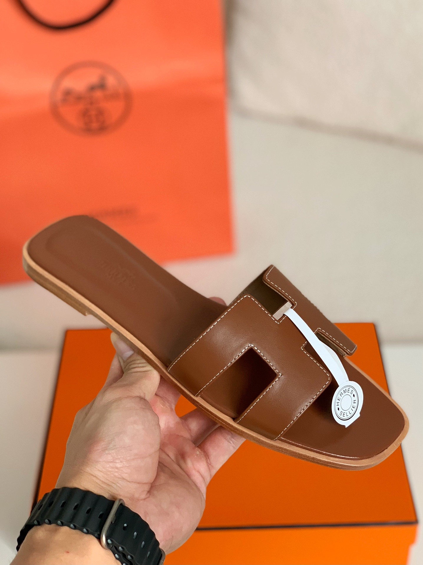【#926】Hermes Oran Slipper