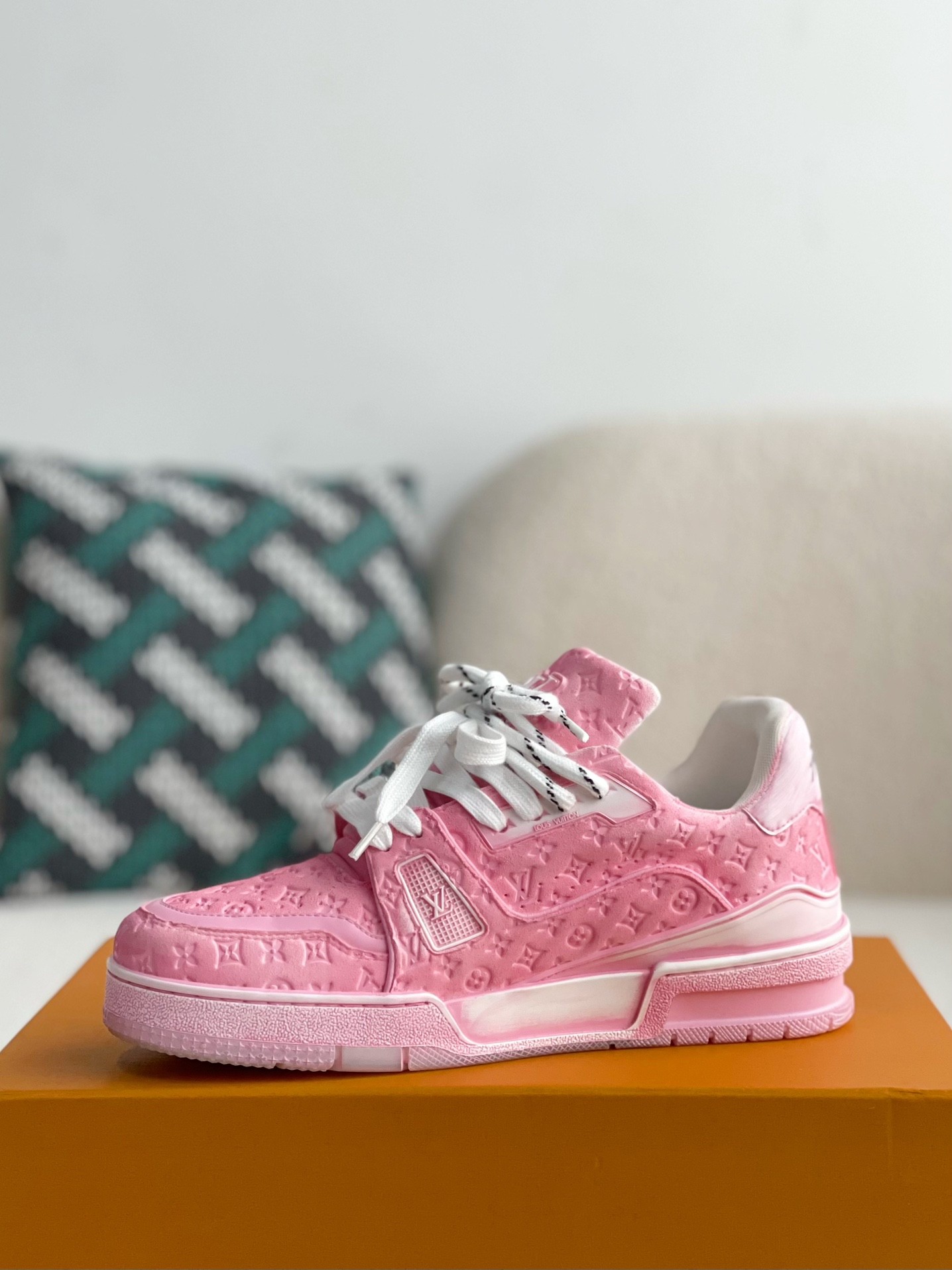 [#3565」 LOUIS VUITTON TRAINER SNEAKERS