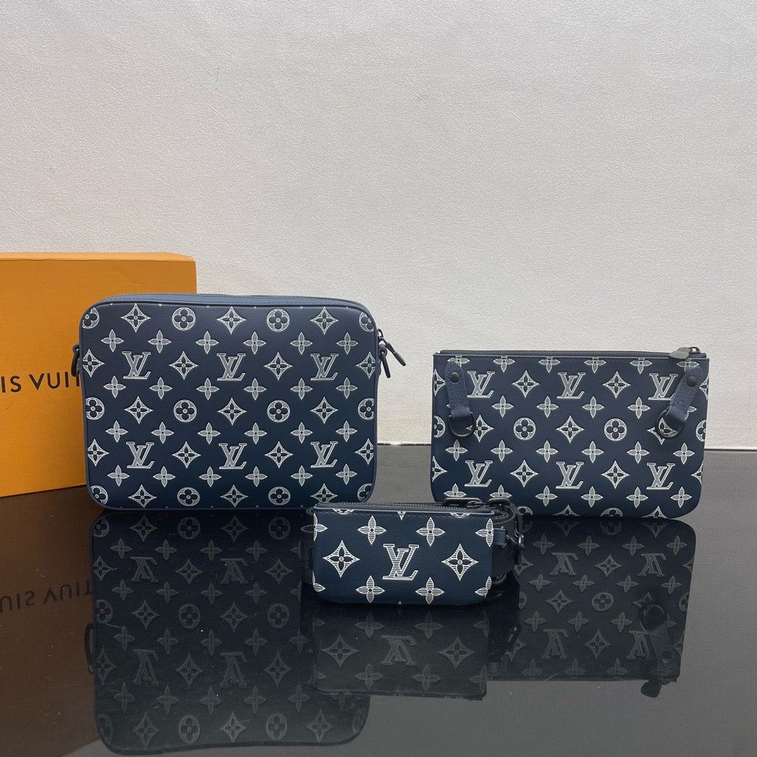 LOUIS VUITTON TrioMessenger Postman bag/top quality M24754