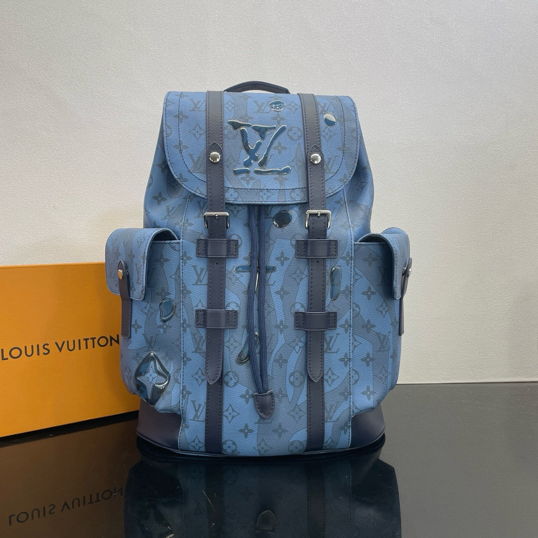 LOUIS VUITTON CHRISTOPHER MM Backpack/Top Quality M22636