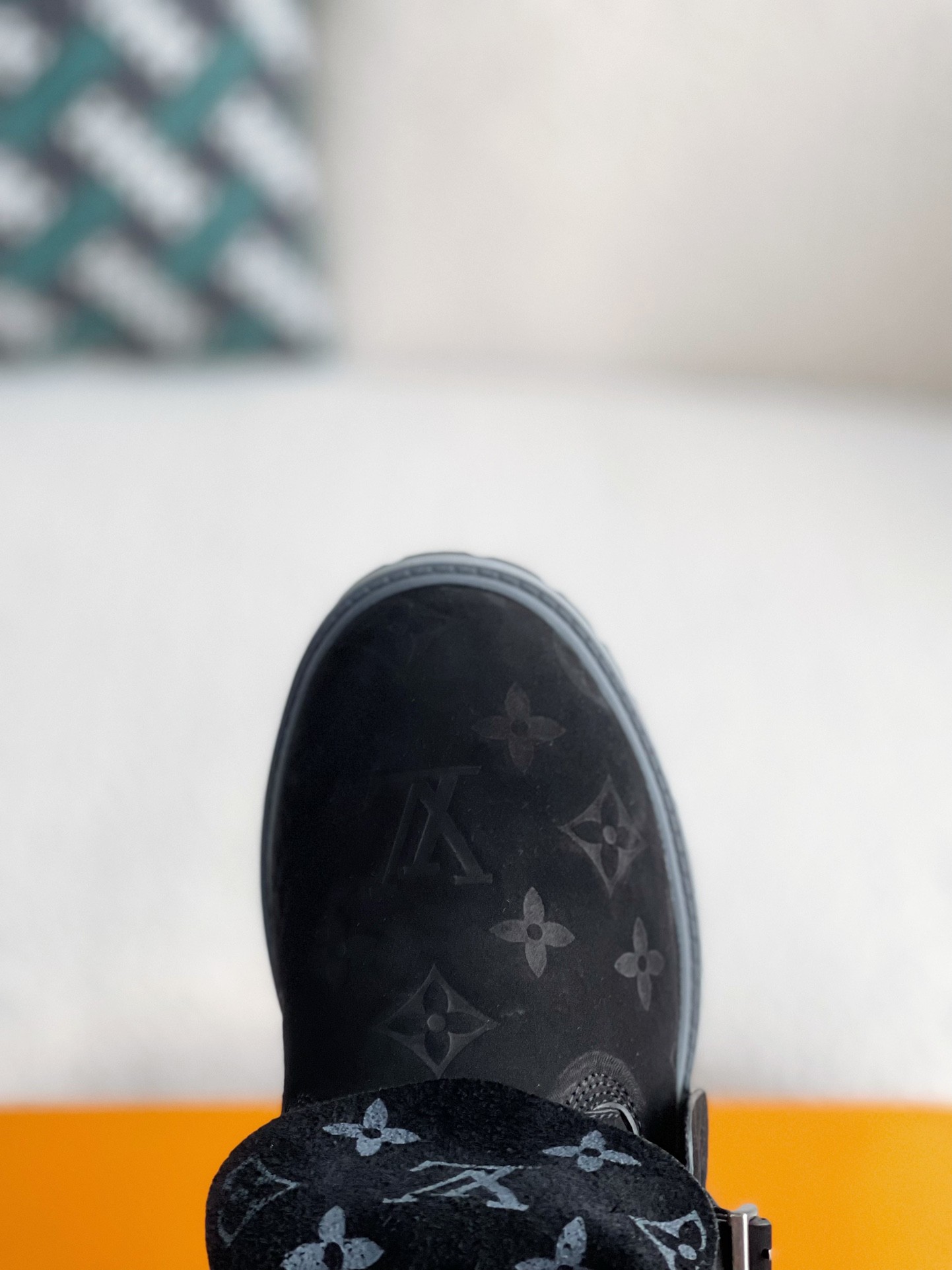 louis vuitton & timberland Black boots/Martin boots/boots