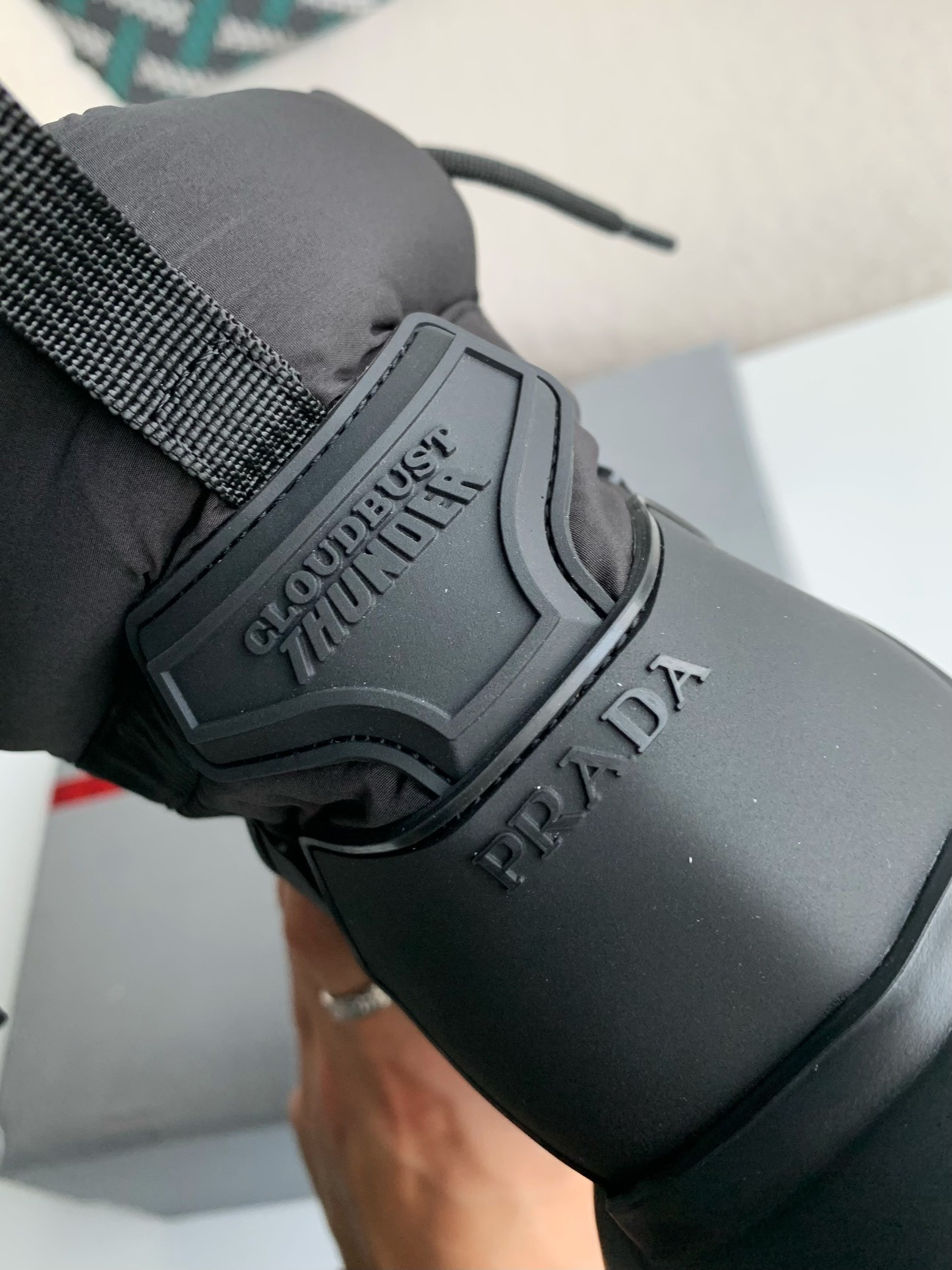 【#2357】 Prada Cloudbus Thunder technology fabric sneakers
