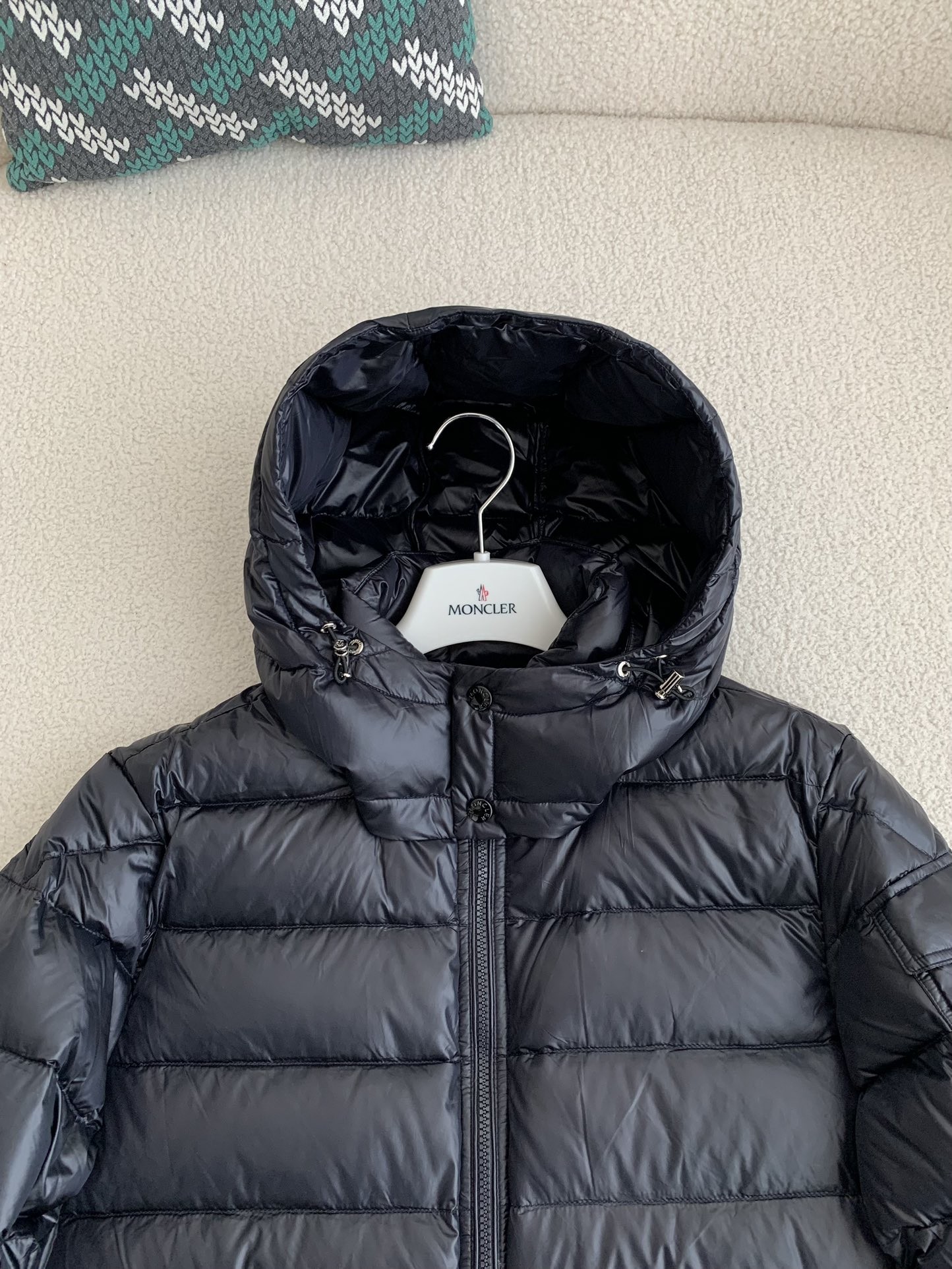 【#3670】Moncler Short men's down jacket
