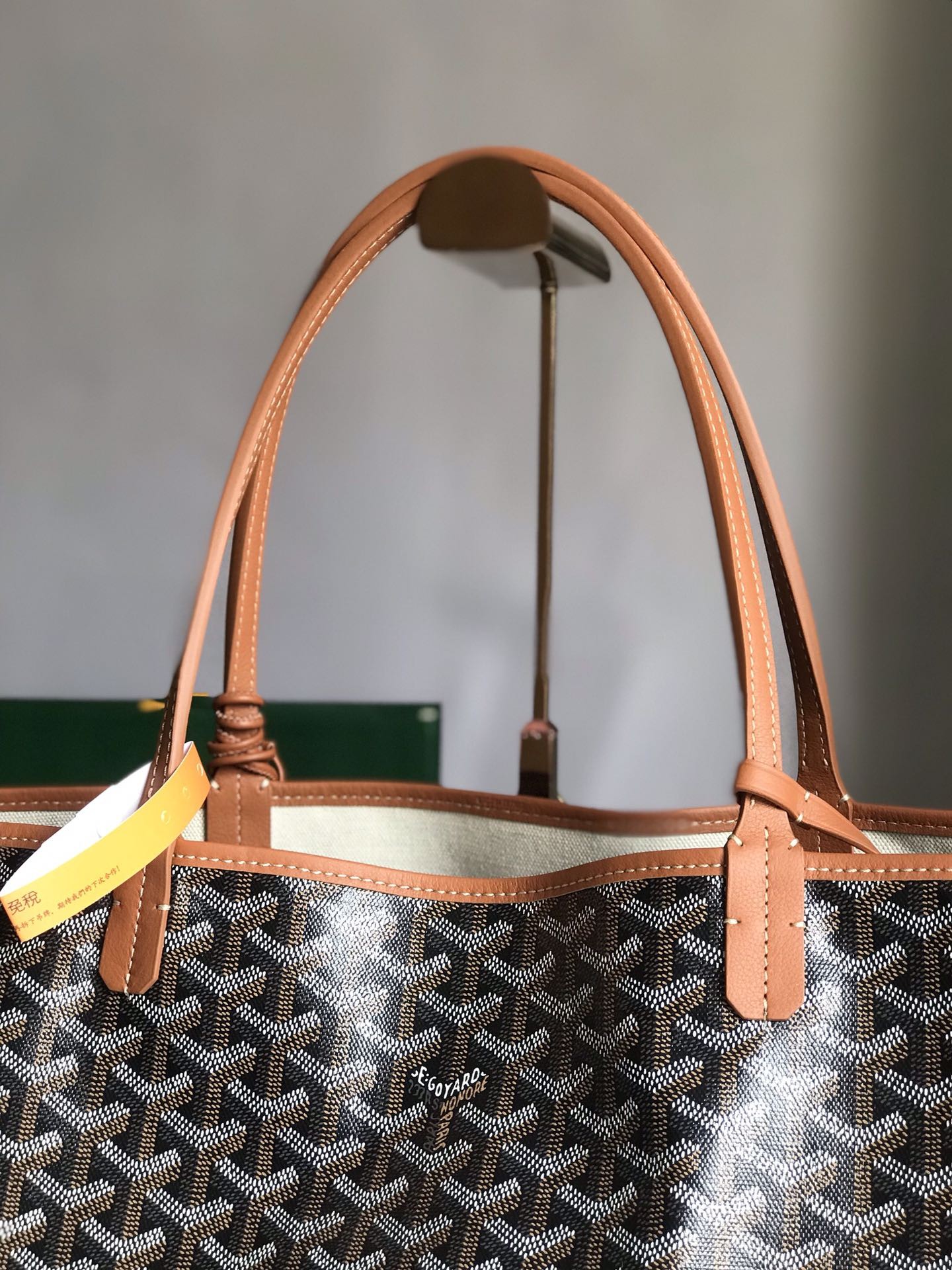 Goyard Saint Louis GM special paintedDou style shopping bag