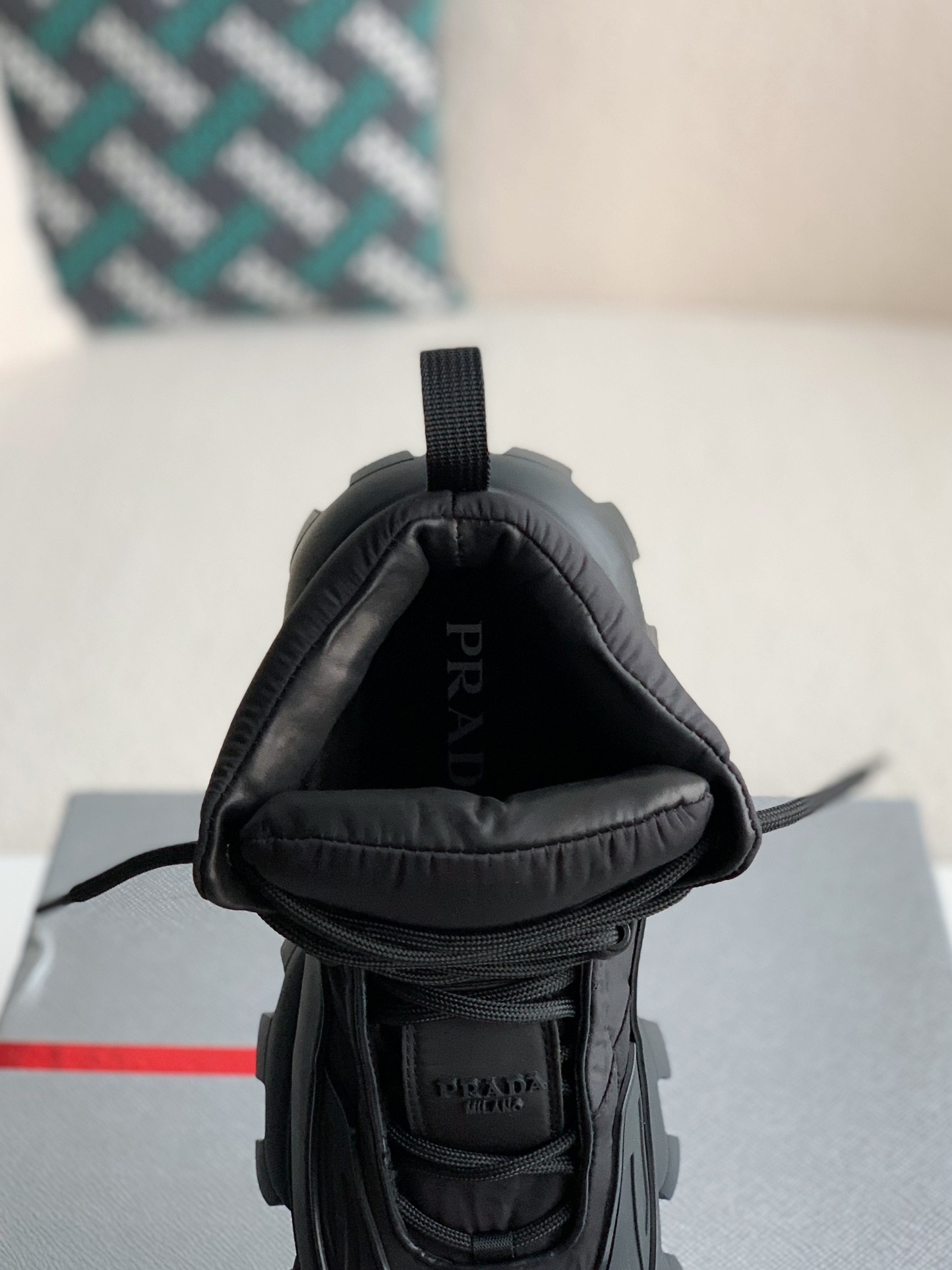 【#2357】 Prada Cloudbus Thunder technology fabric sneakers