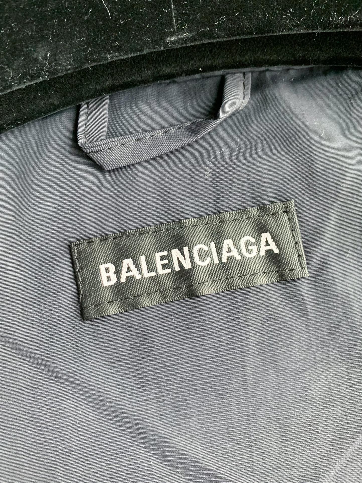 Balenciaga patchwork team jacket