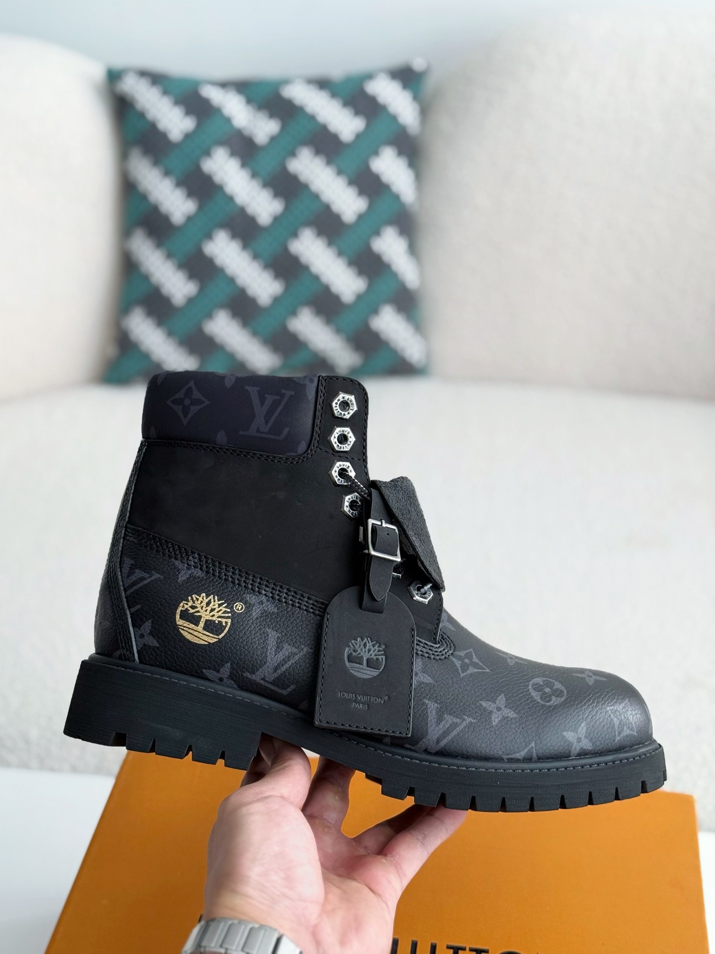 [#3805」 Louis Vuitton xTimberland boots/Martin boots/boots