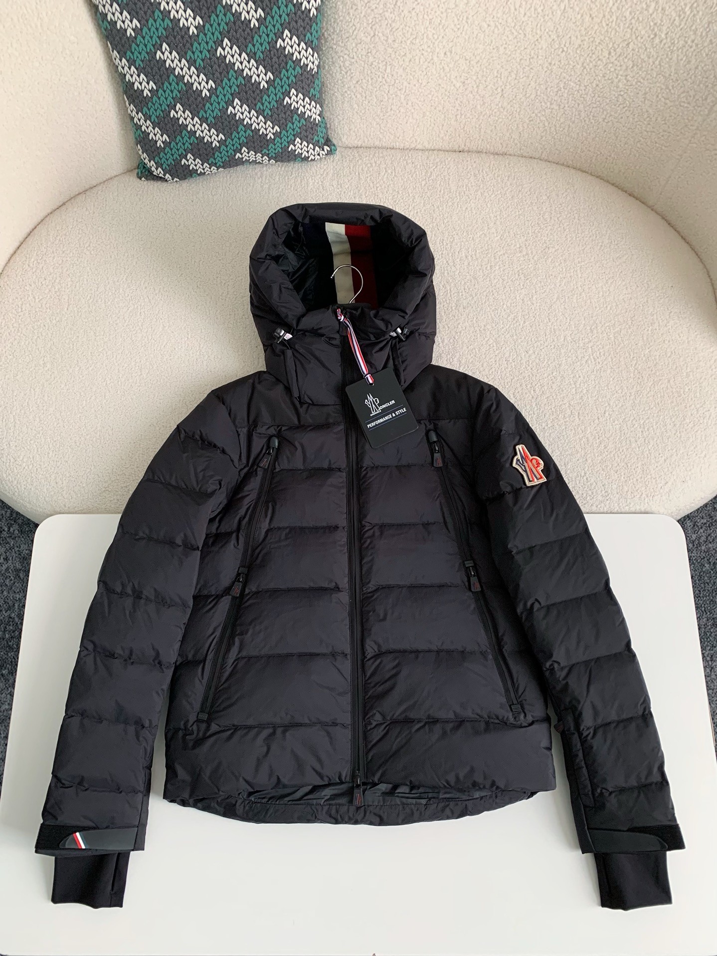 【#3913】Moncler Grenoble Nylon Hooded Down Jacket
