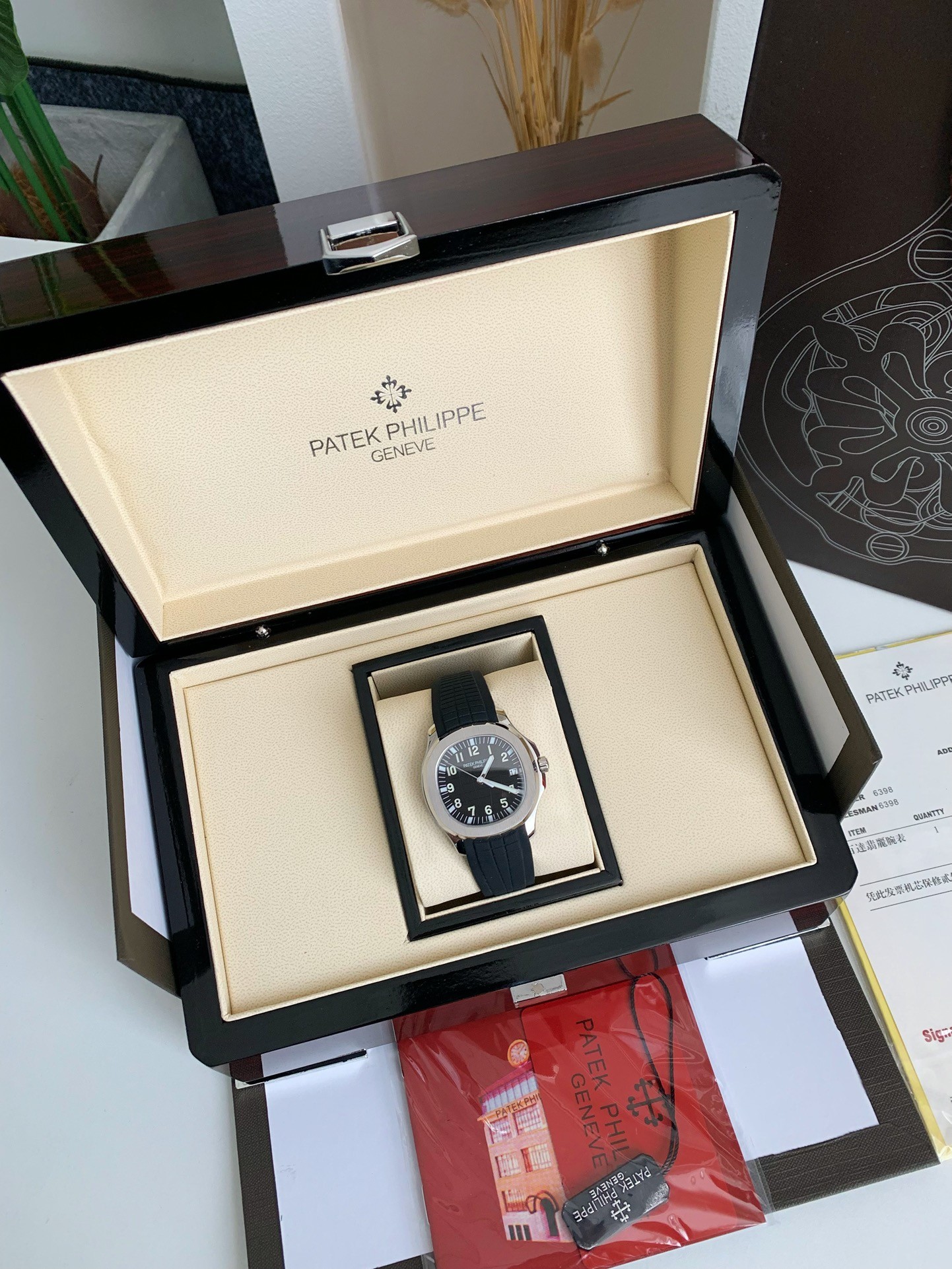 【#3746】 PATEK PHILIPPE Custom Green grenade 5167R series Watch