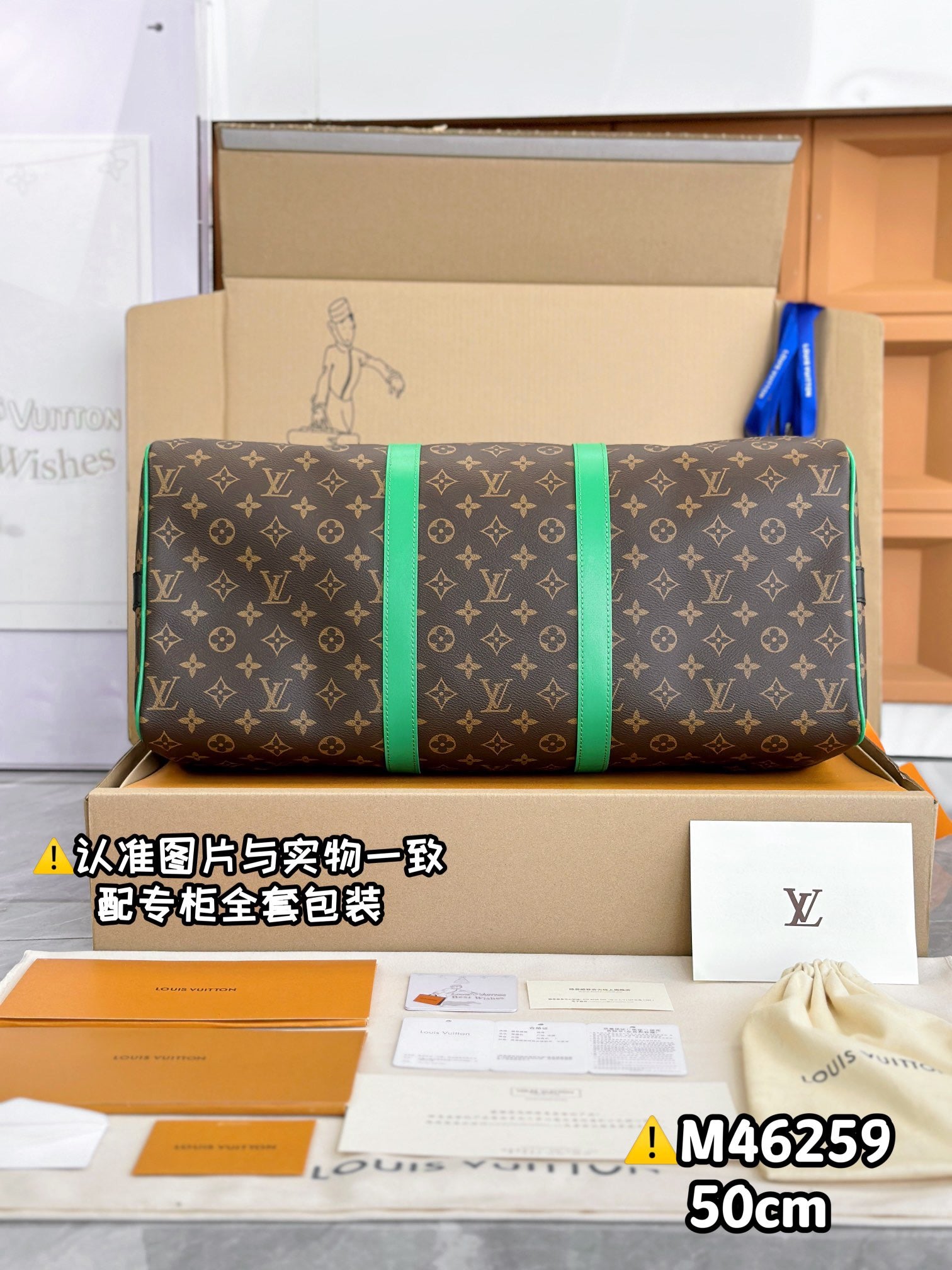 LOUIS VUITTON keepall 50 M46259