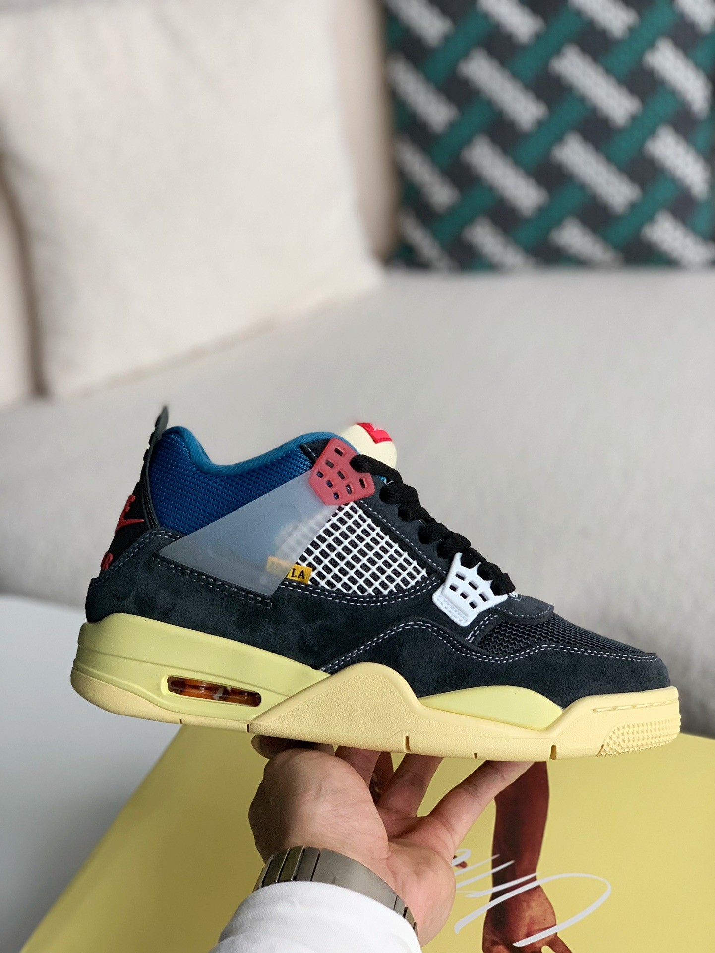 Union LA X Jordan 4 Aj4 Sneakers Retr