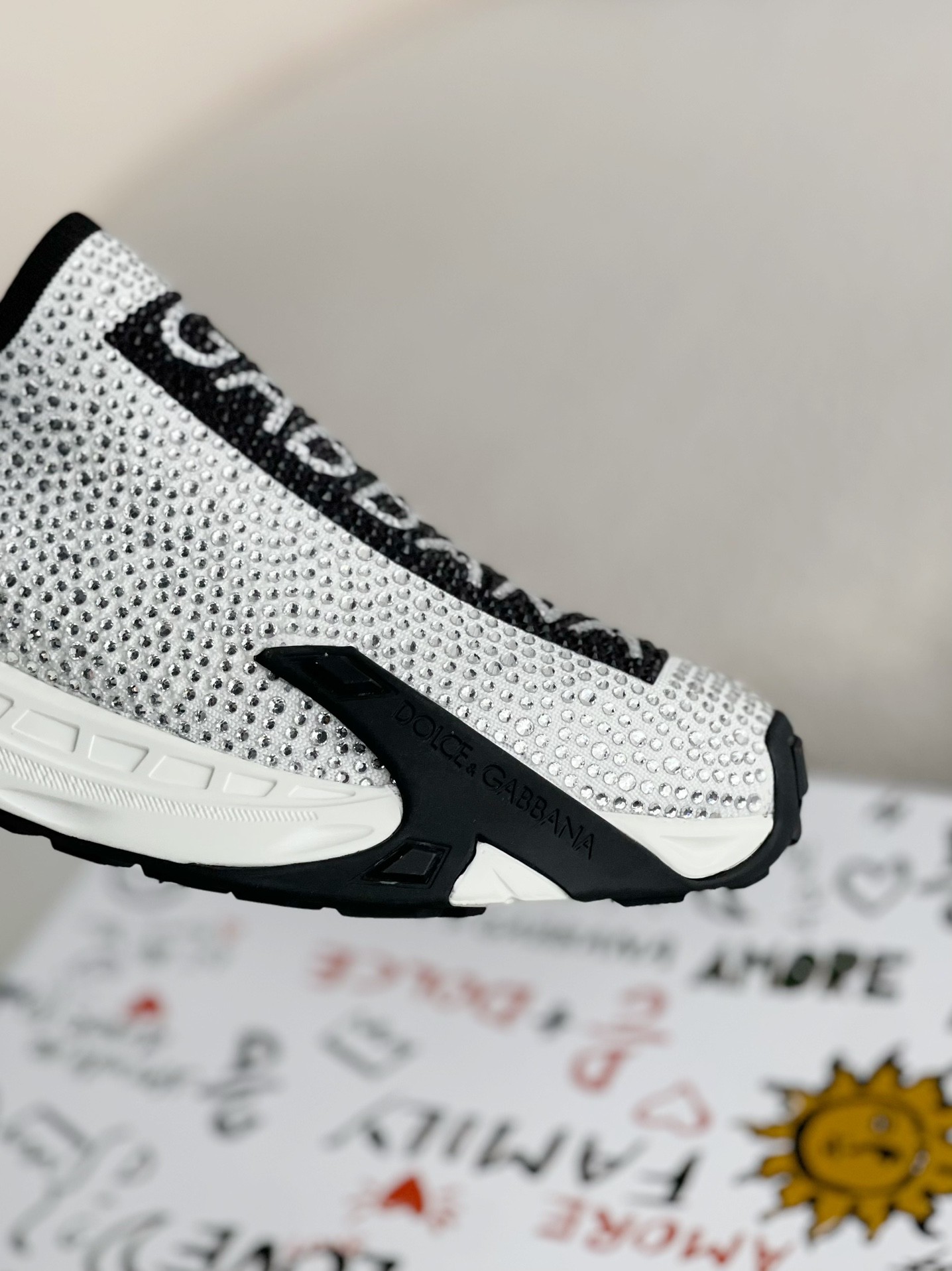 【#2670】Dolce&Gabbana Hot Drill Sneakers