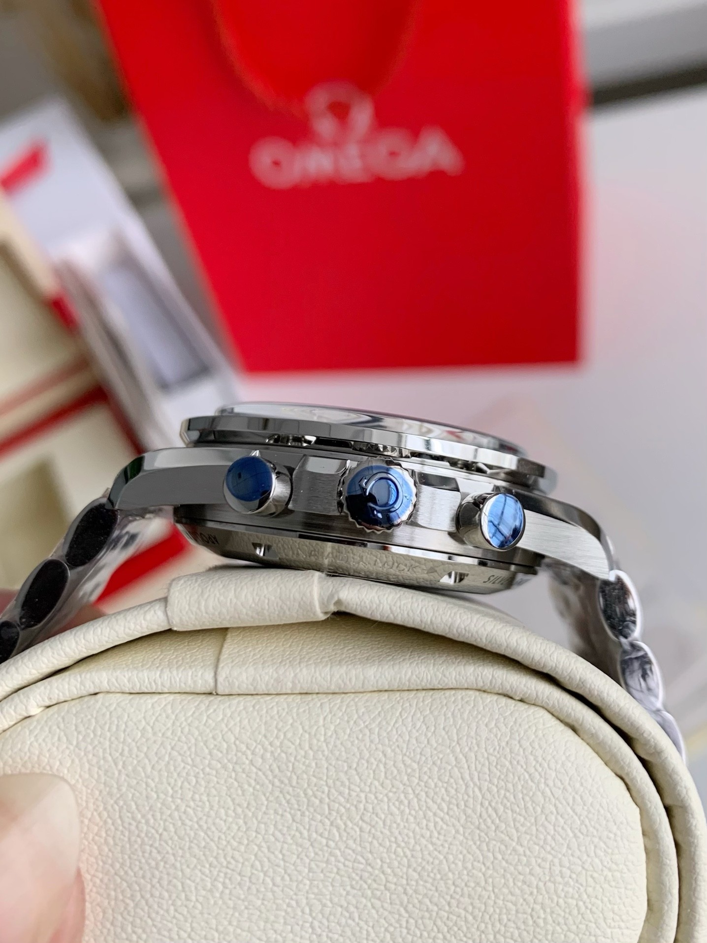 【#3809】Omega Snoopy Award 50m Waterproof Watch, 42mm