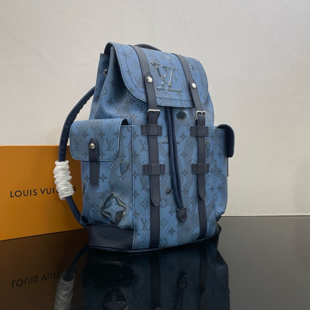 LOUIS VUITTON CHRISTOPHER MM Backpack/Top Quality M22636