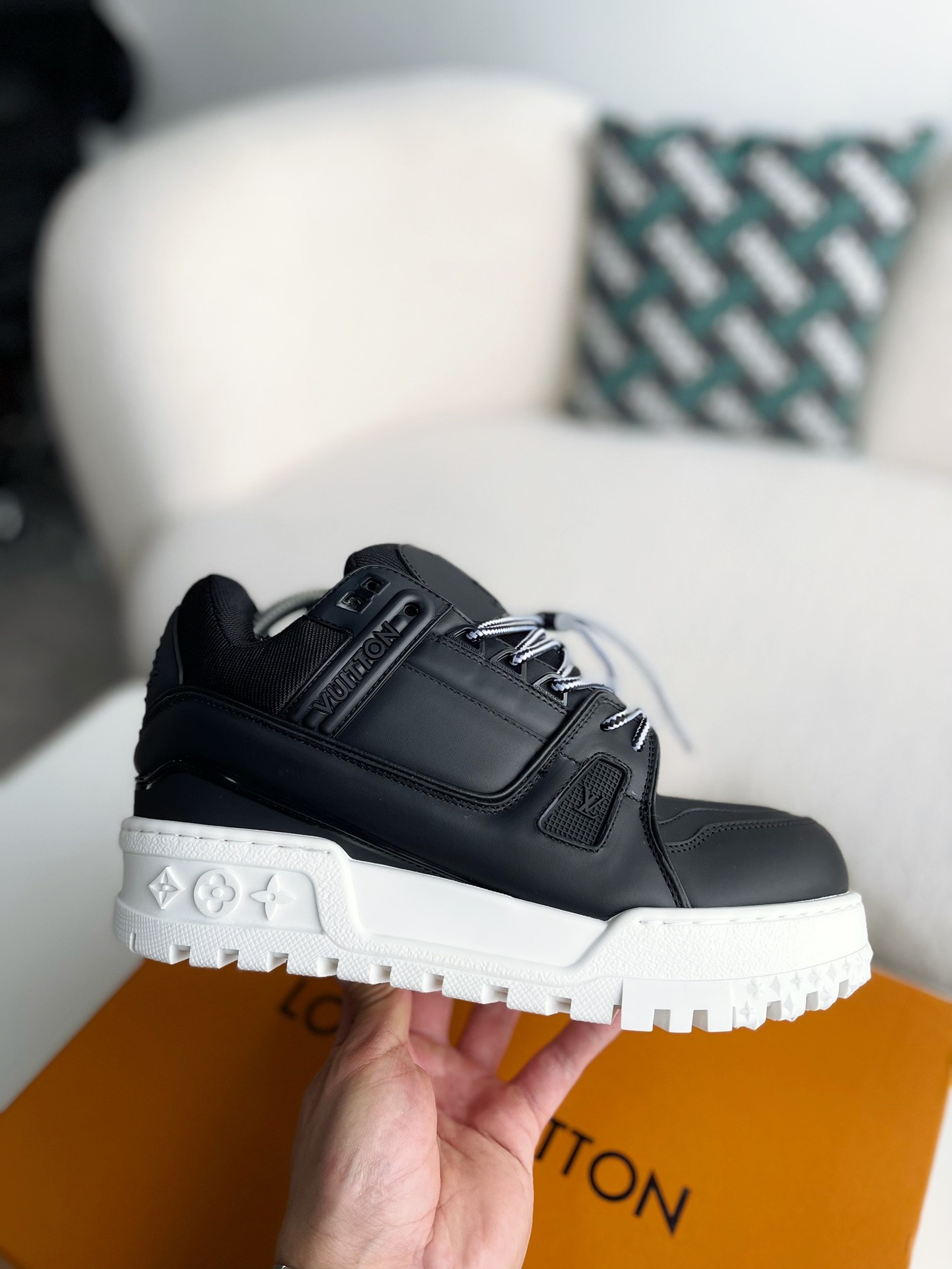[#3338」 LOUIS VUITTON TRAINER Maxi SNEAKERS