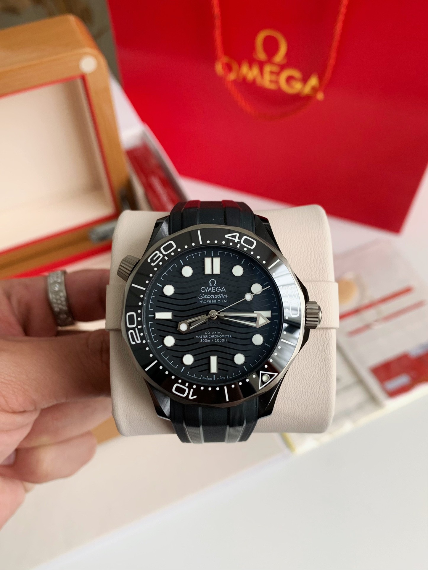 【#3640】Omega Seahorse Series 300-meter dive wristwatch,43.5mm