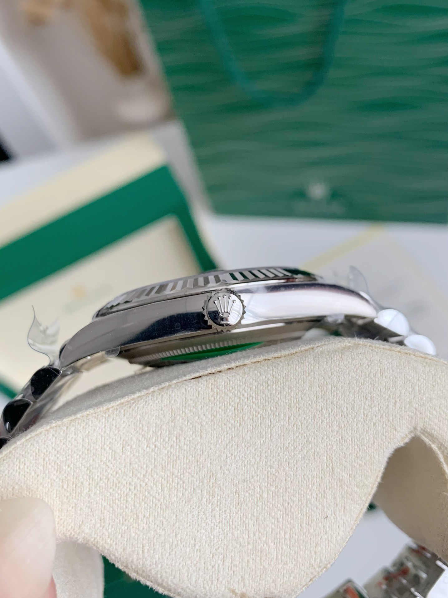 【#2410】Rolex RE Log Men's Watch 41mm