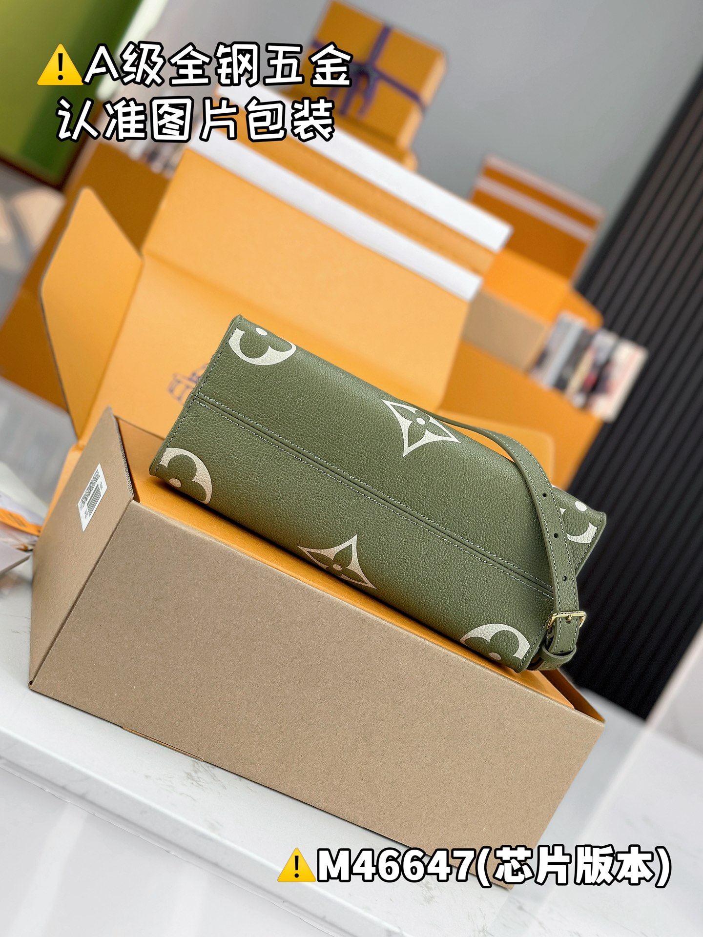 LOUIS VUITTON ONTHEGO PM Handbag/Top Quality M46647