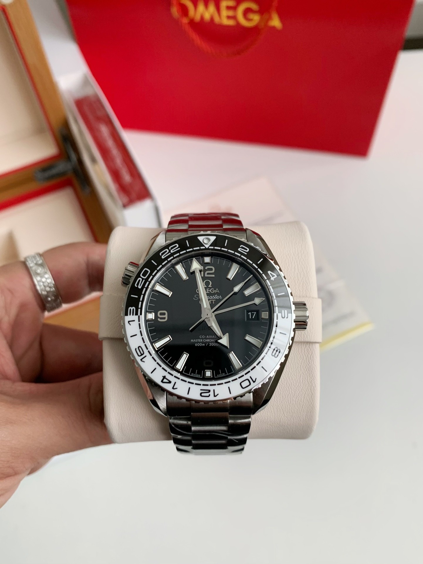 【#3656】Omega Seahorse Series Ocean Cosmos Cup 600-meter dive wristwatch,43.5mm