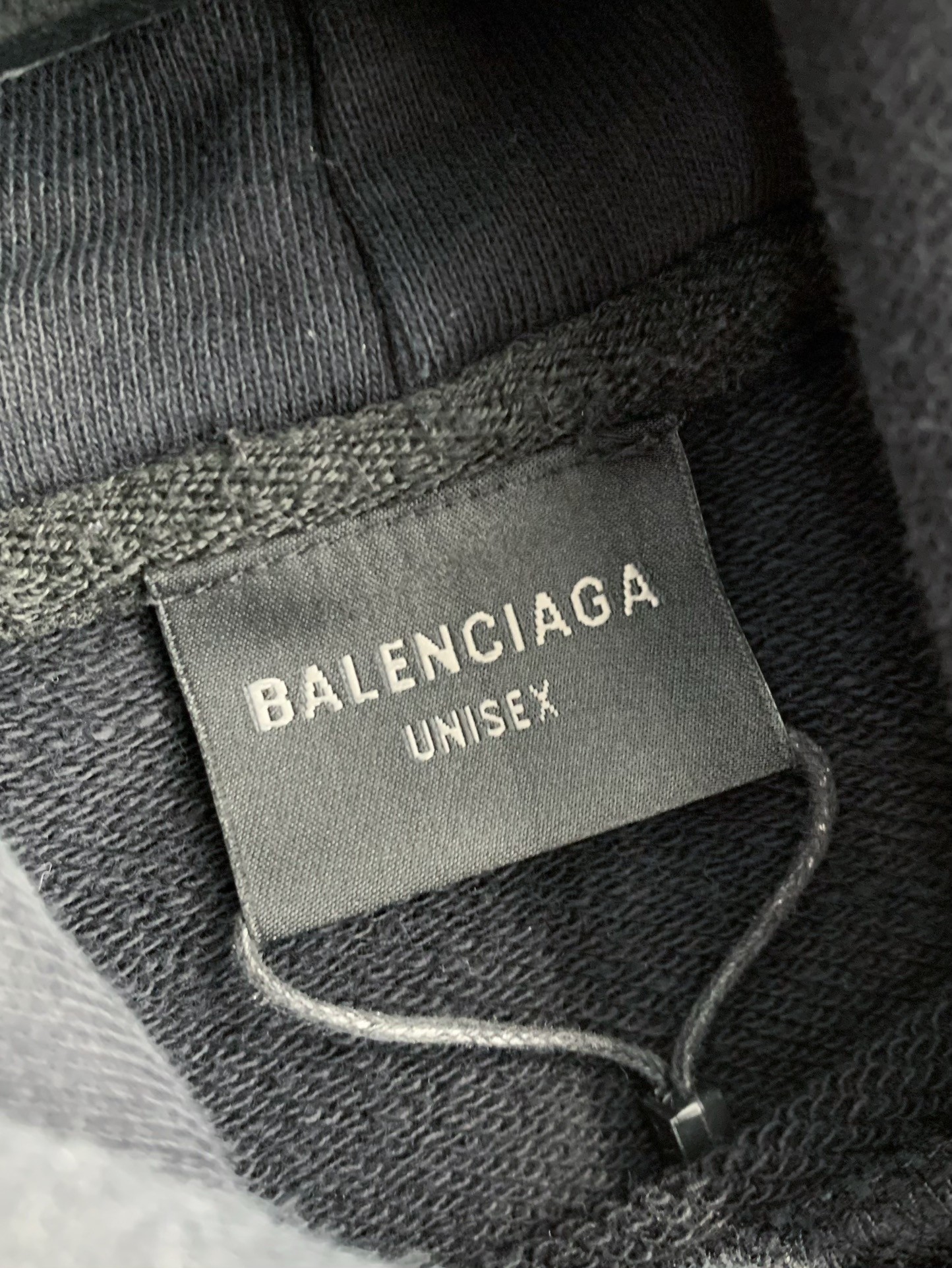 Balenciaga logo print sports hooded sweatshirt