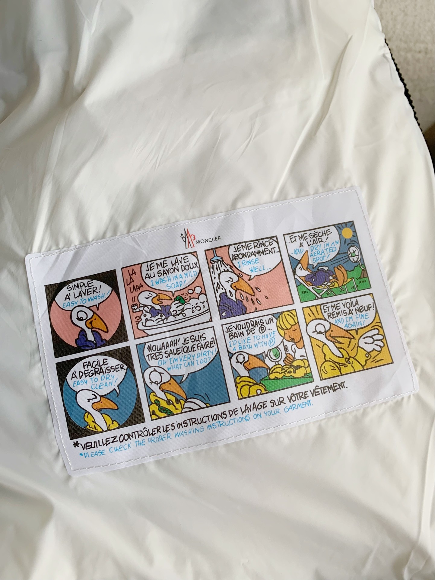 【#2358】Moncler Short men's down jacket