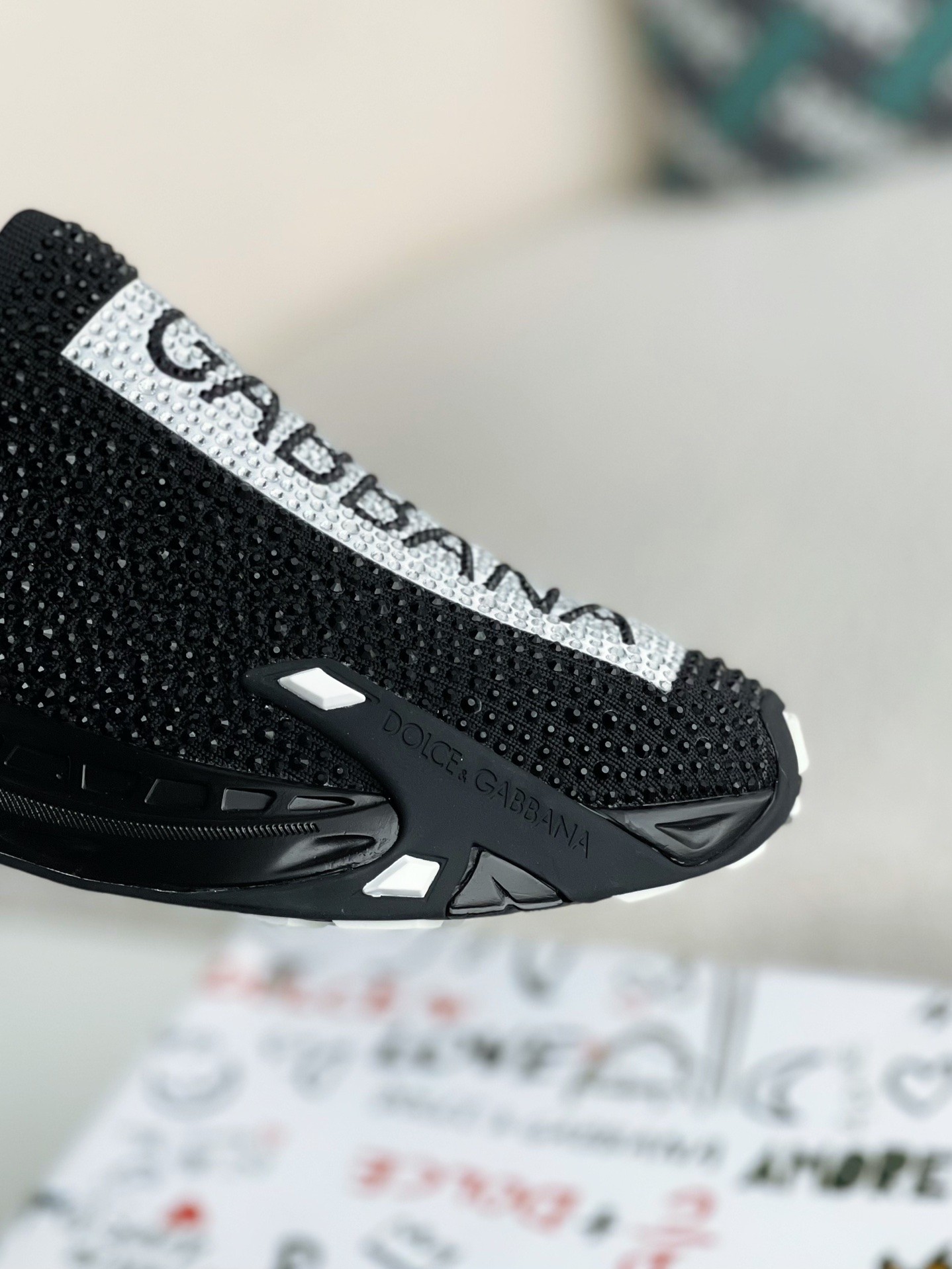 【#2671】Dolce&Gabbana Hot Drill Sneakers