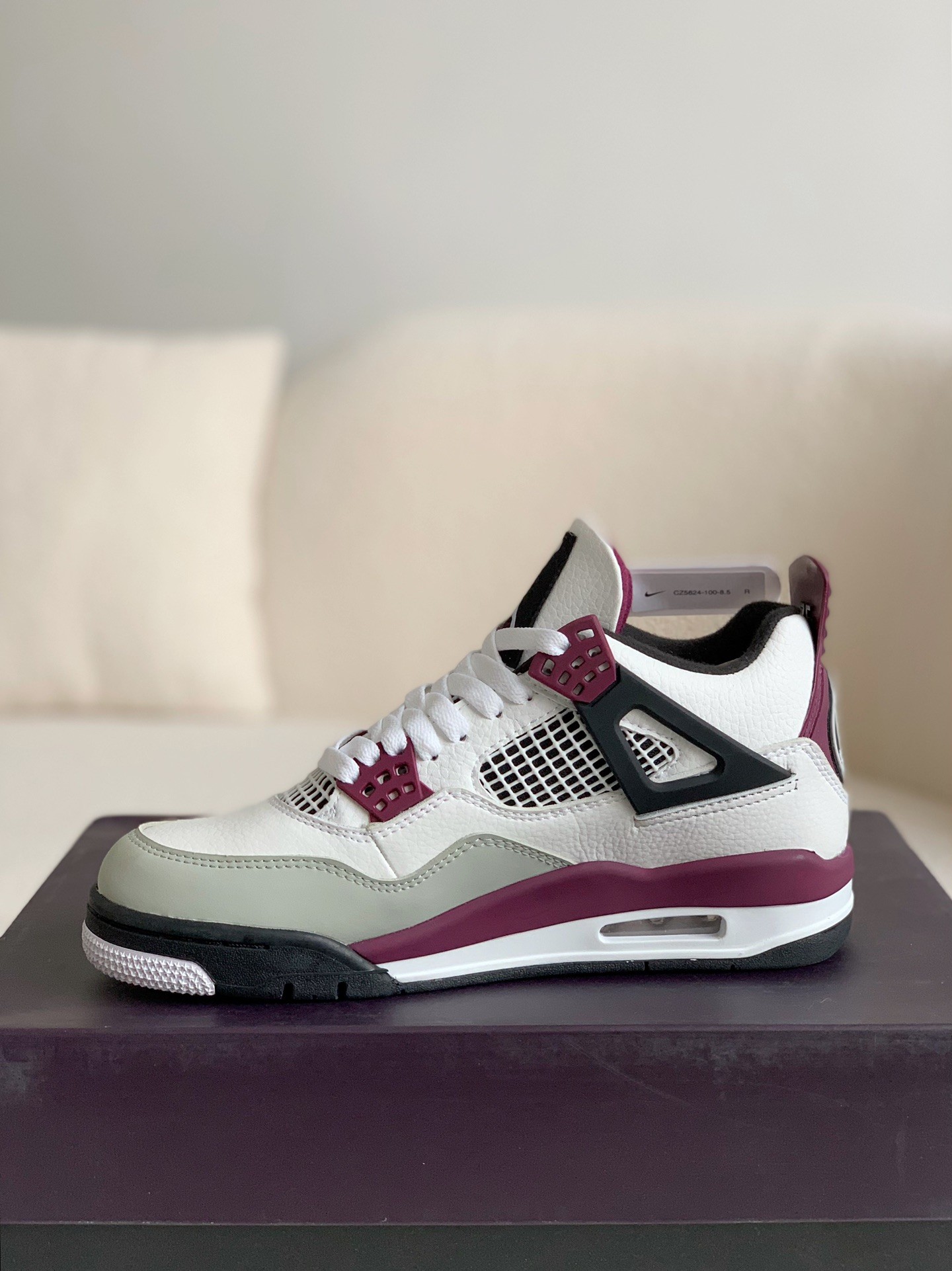 Jordan 4 Aj4 Sneakers Retro Oreo