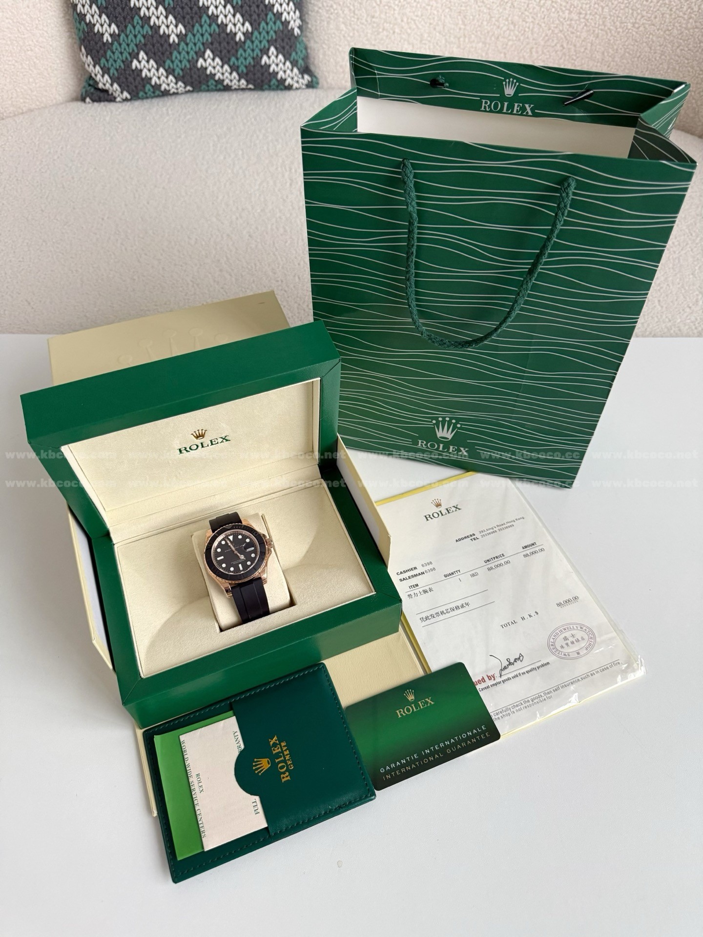 【#5878】Rolex Yachting Celebrity RoseGold Men's Wristwatch Series, 42mm