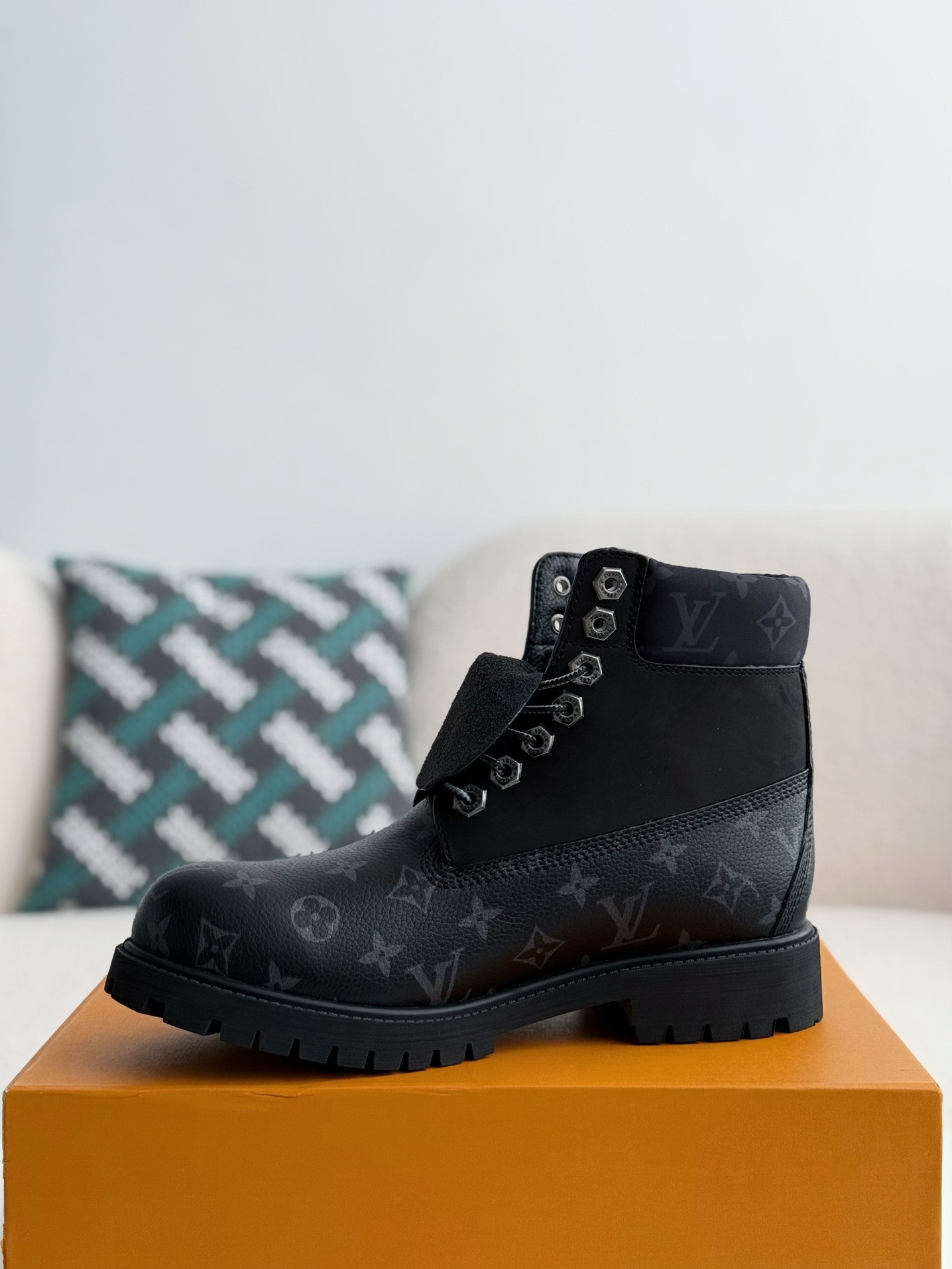 [#3805」 Louis Vuitton xTimberland boots/Martin boots/boots