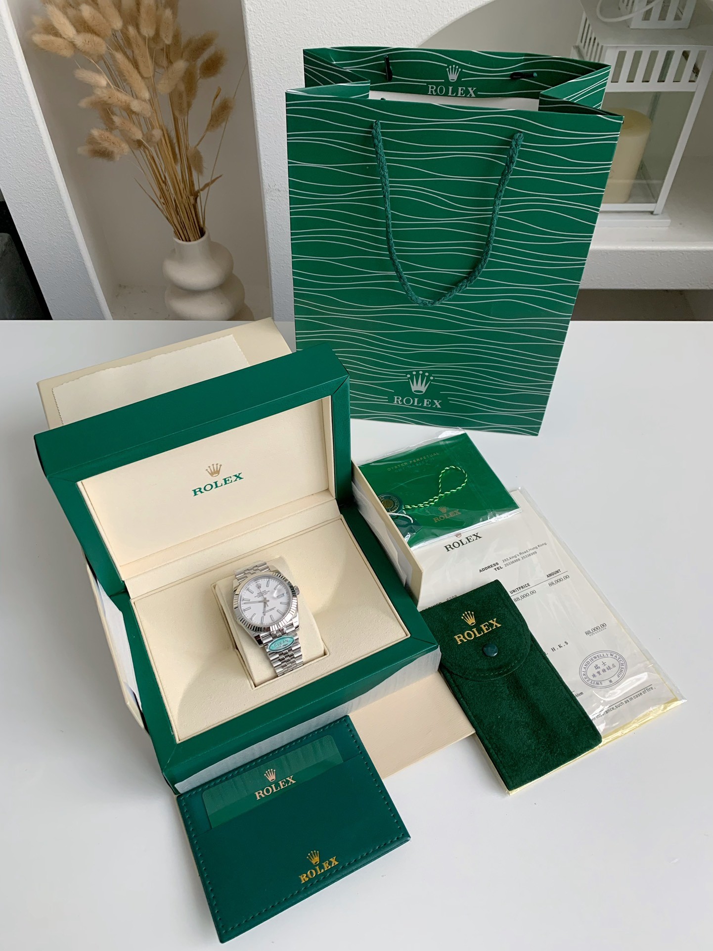 【#2406】Rolex RE Log Men's Watch 41mm