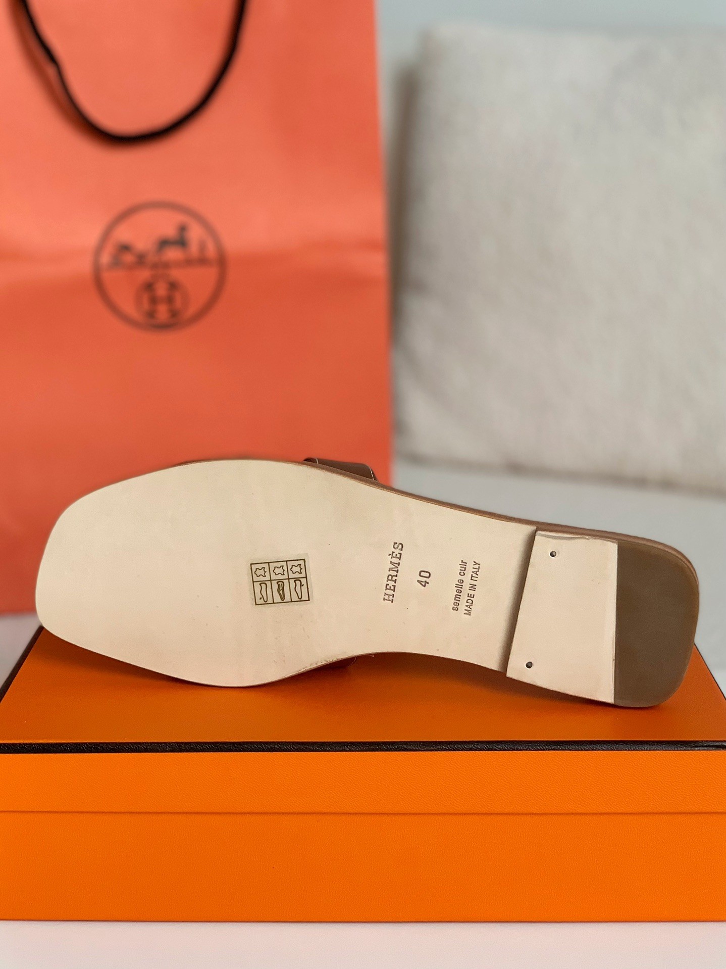 【#926】Hermes Oran Slipper