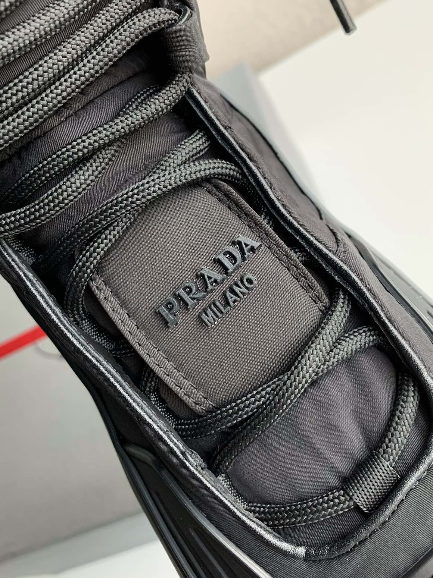 【#2357】 Prada Cloudbus Thunder technology fabric sneakers