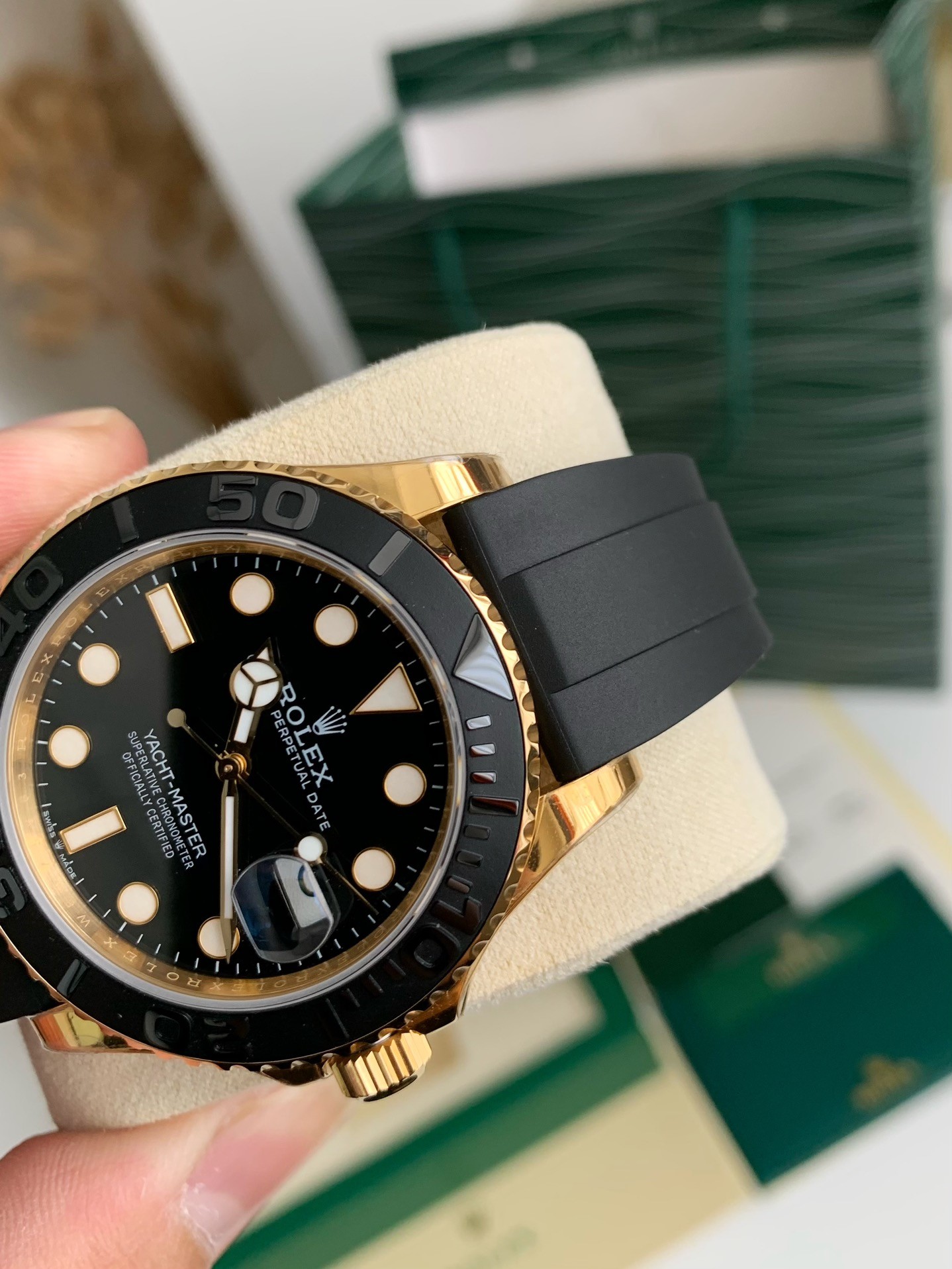 【#3582】Rolex Yachting Celebrity Men's Wristwatch Series,42mm